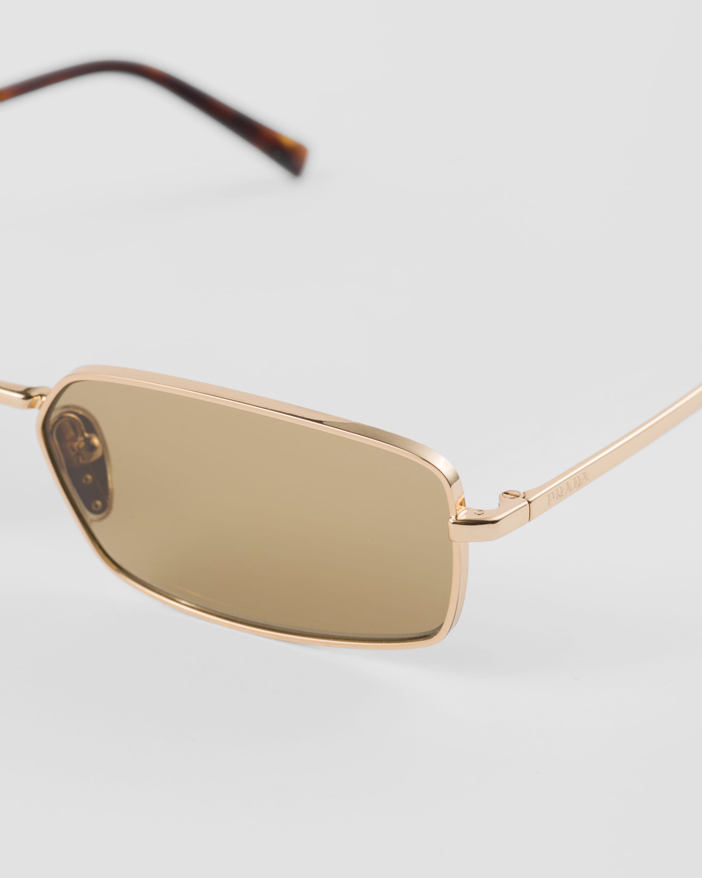 Olive Green Lenses Sunglasses With The Prada Logo | PRADA