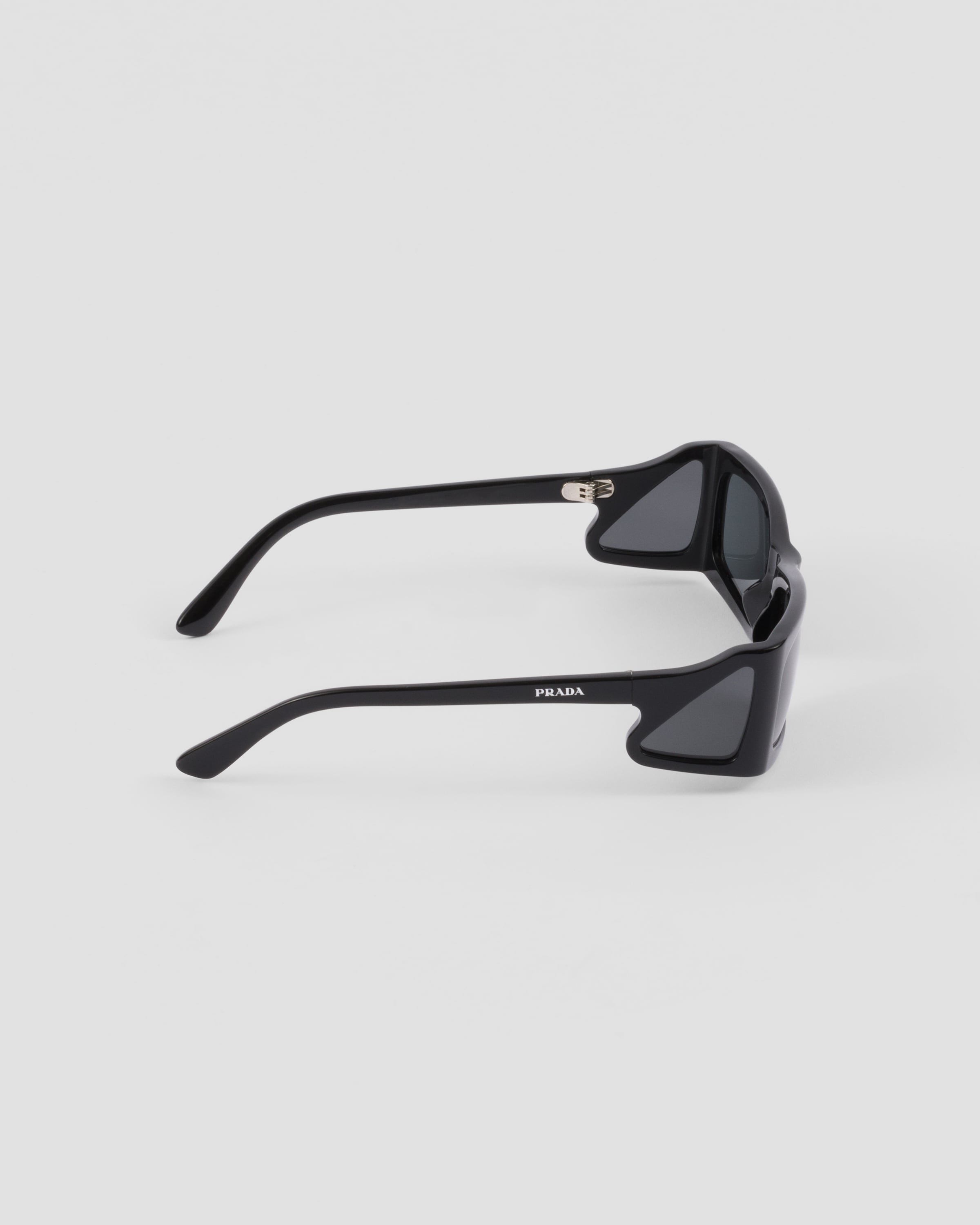Prada Runway Sunglasses In Slate Gray Lenses