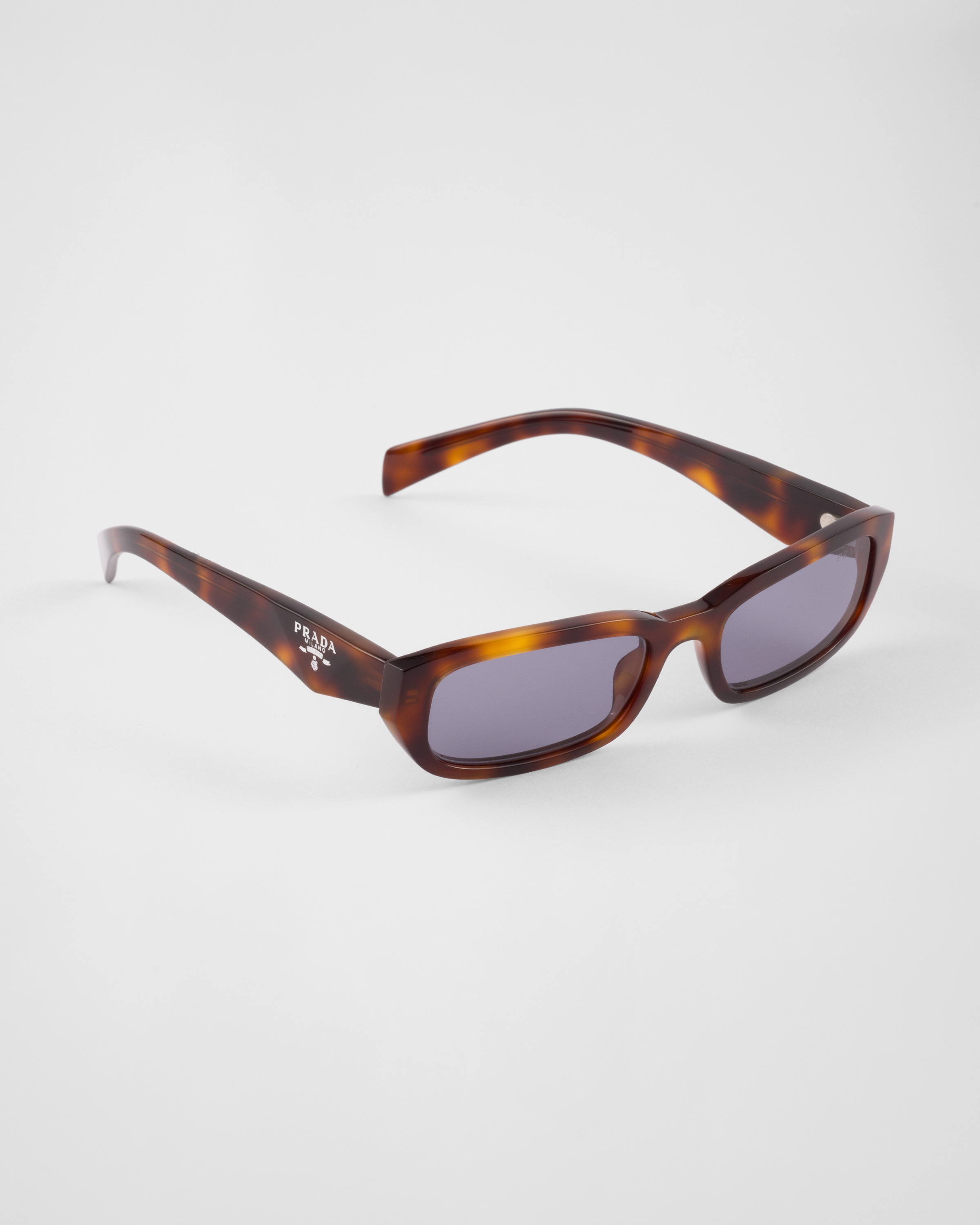 Prada Full Frame Sunglasses In Gläser In Dunklem Denim-blau
