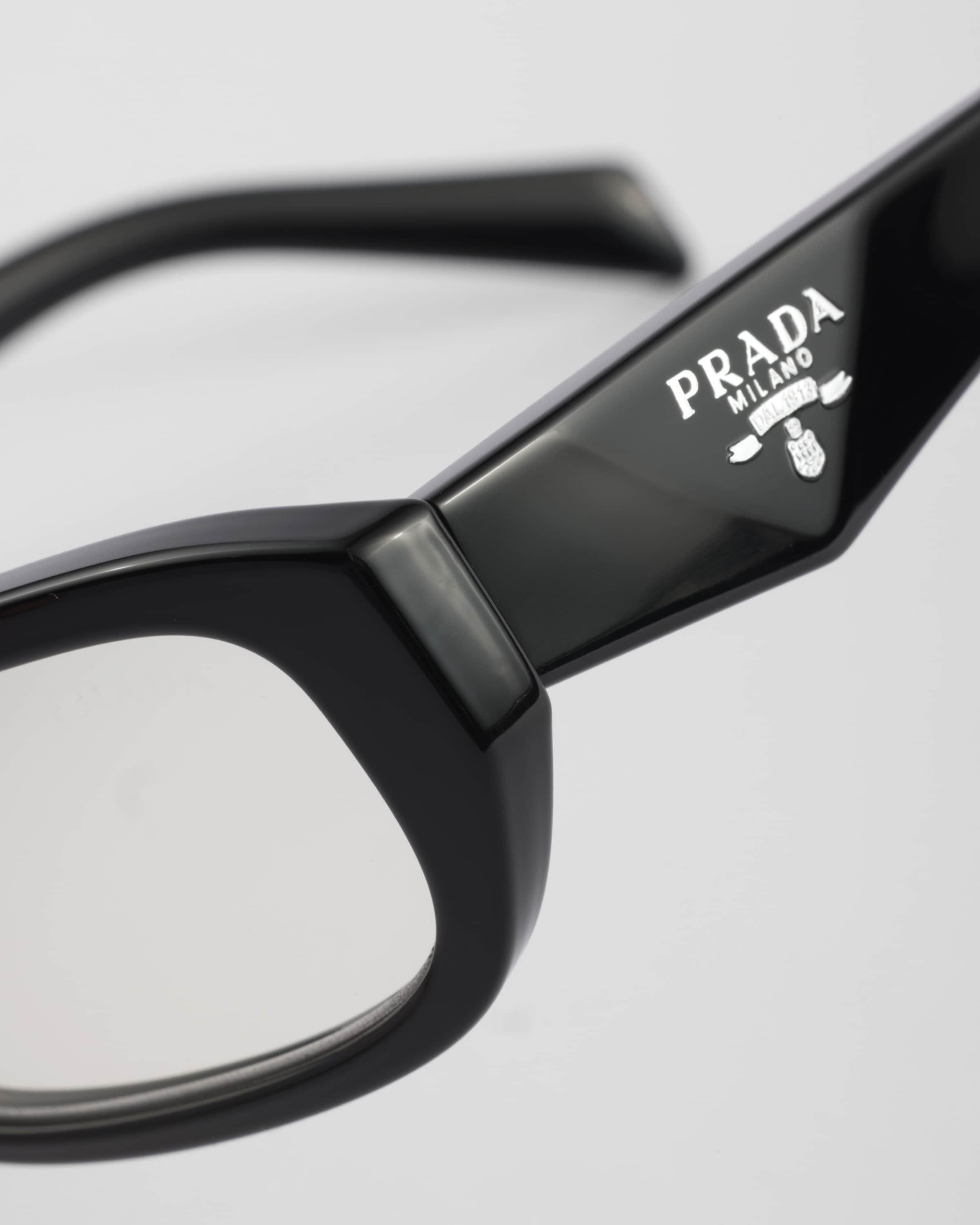 Prada Symbole Sonnenbrille In Blaue Gläser