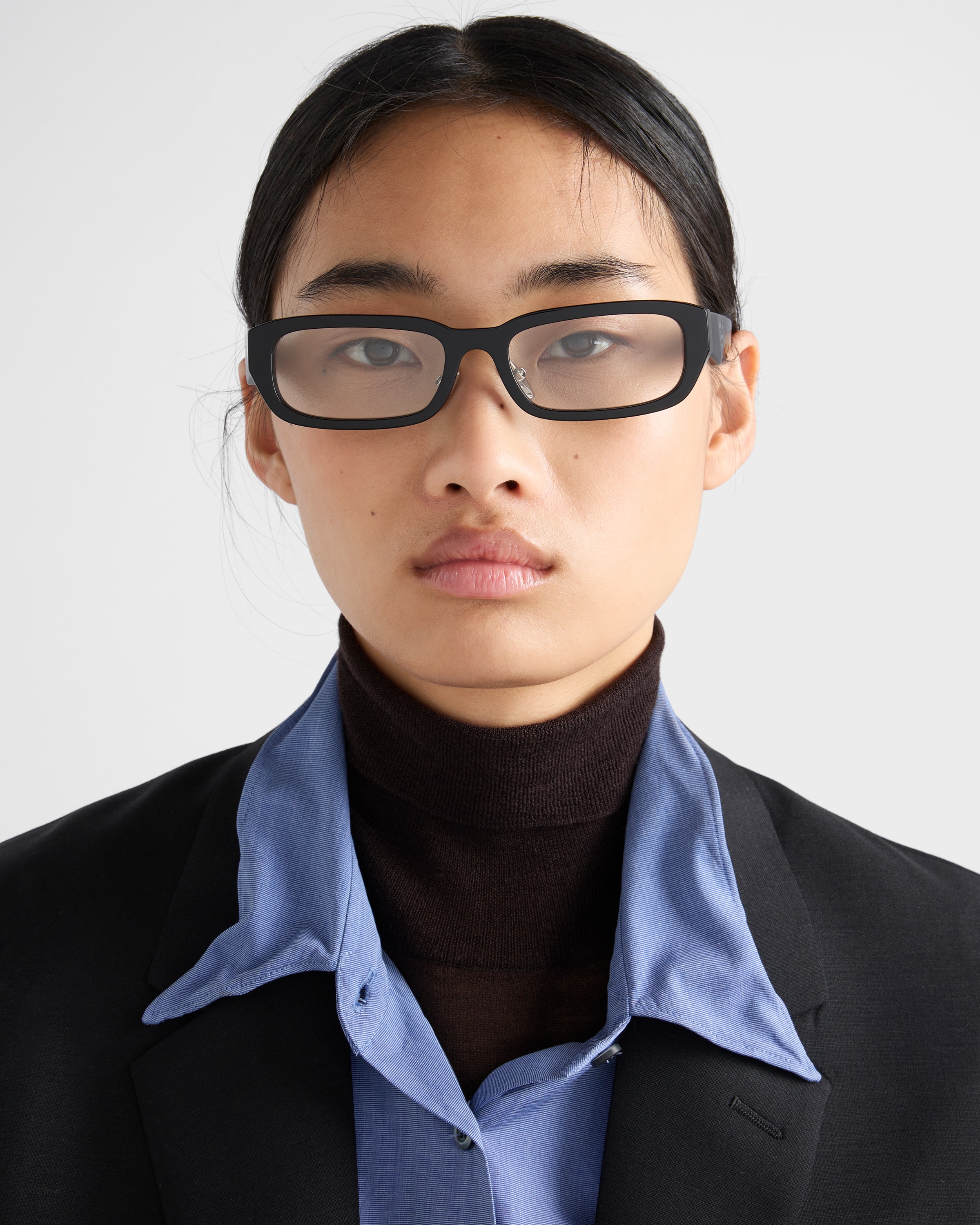 高品質の激安 クリアレンズ サングラス シンボル プラダ (ブルーライトカット) メガネ・老眼鏡