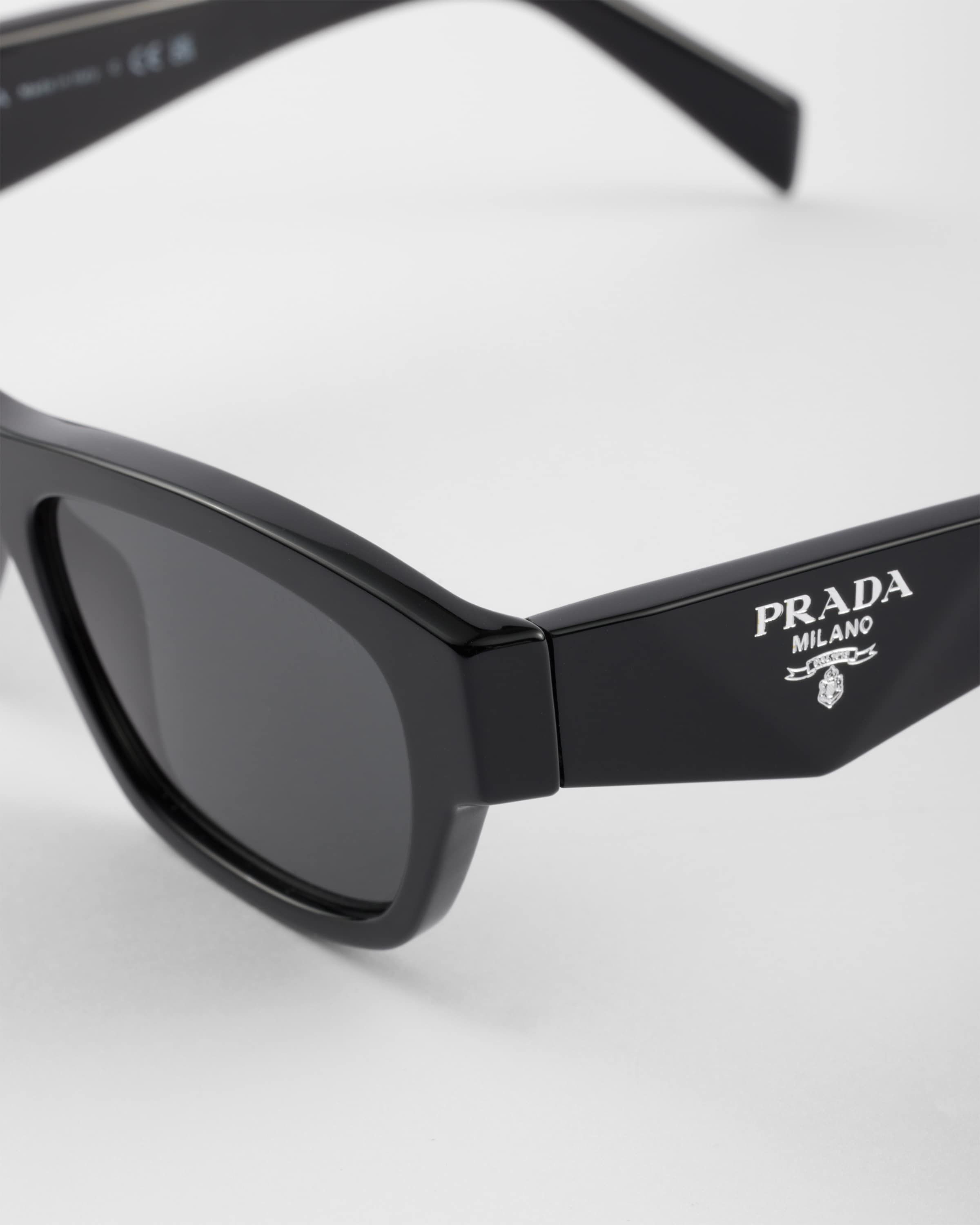 Prada Symbole Sunglasses In Slate Gray Lenses