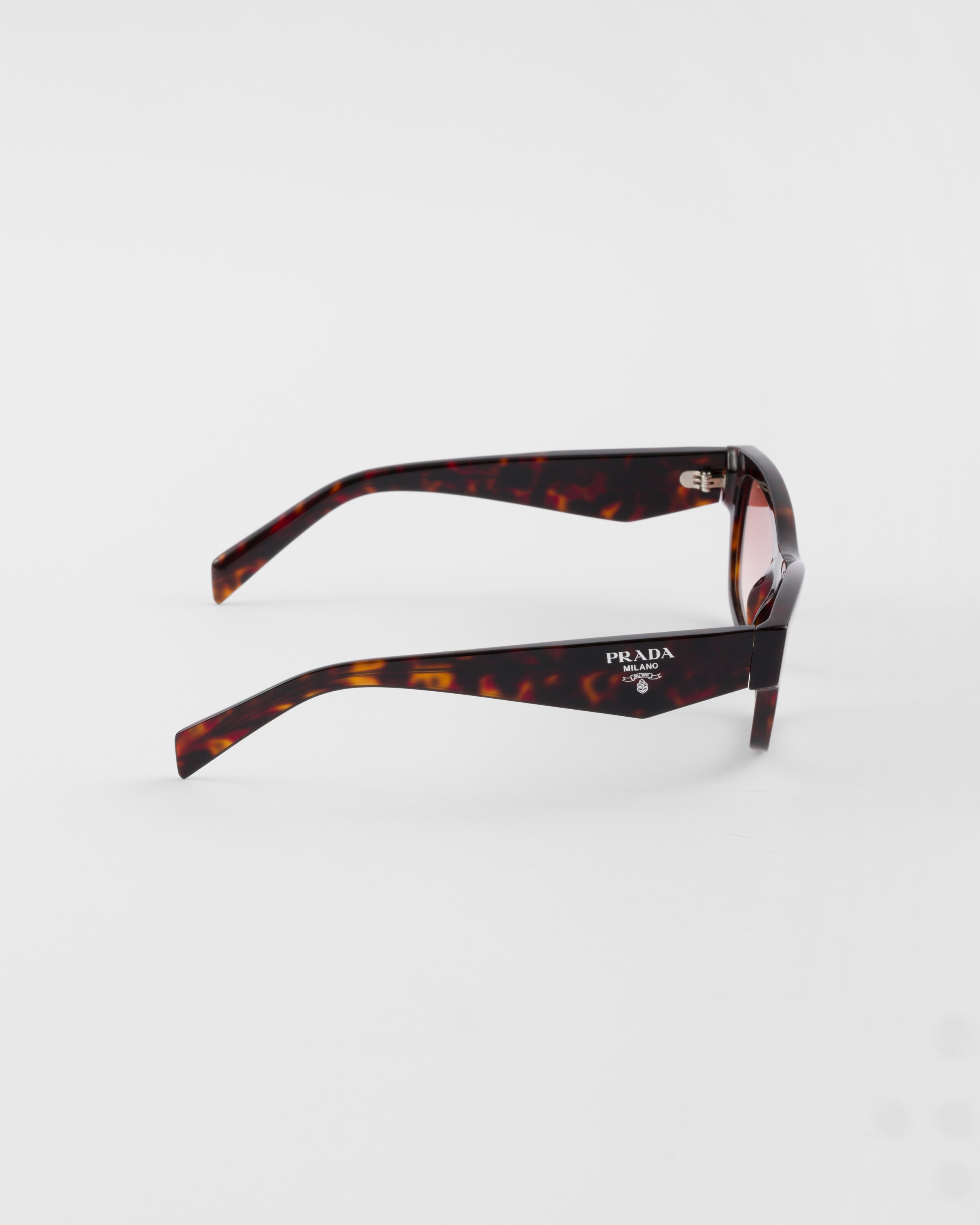 Prada Symbole Sunglasses In Gradient Powder Pink Lenses