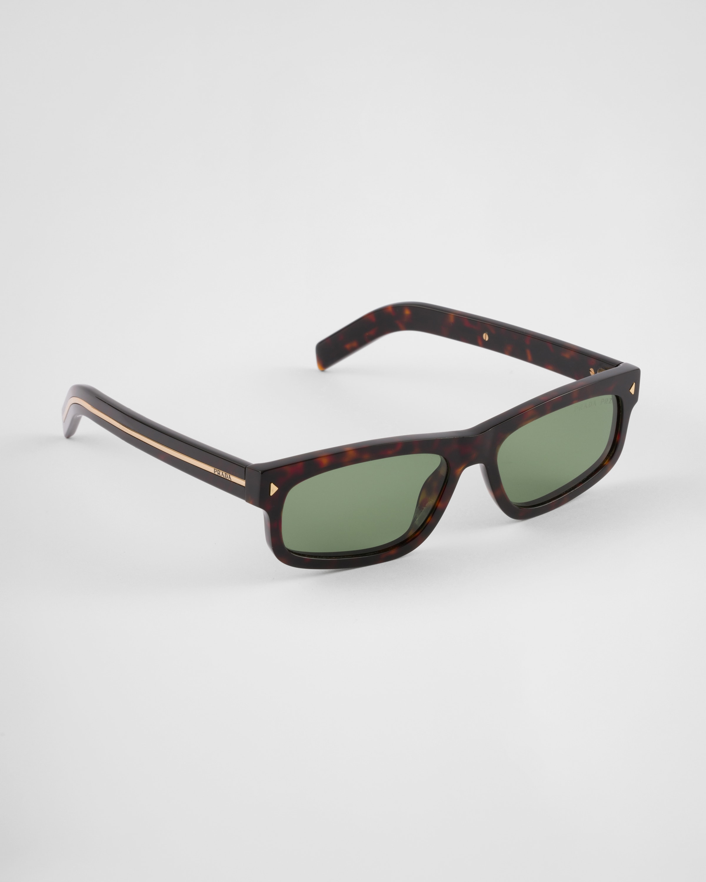 Prada Full Frame Sunglasses In Gläser In Weidengrün