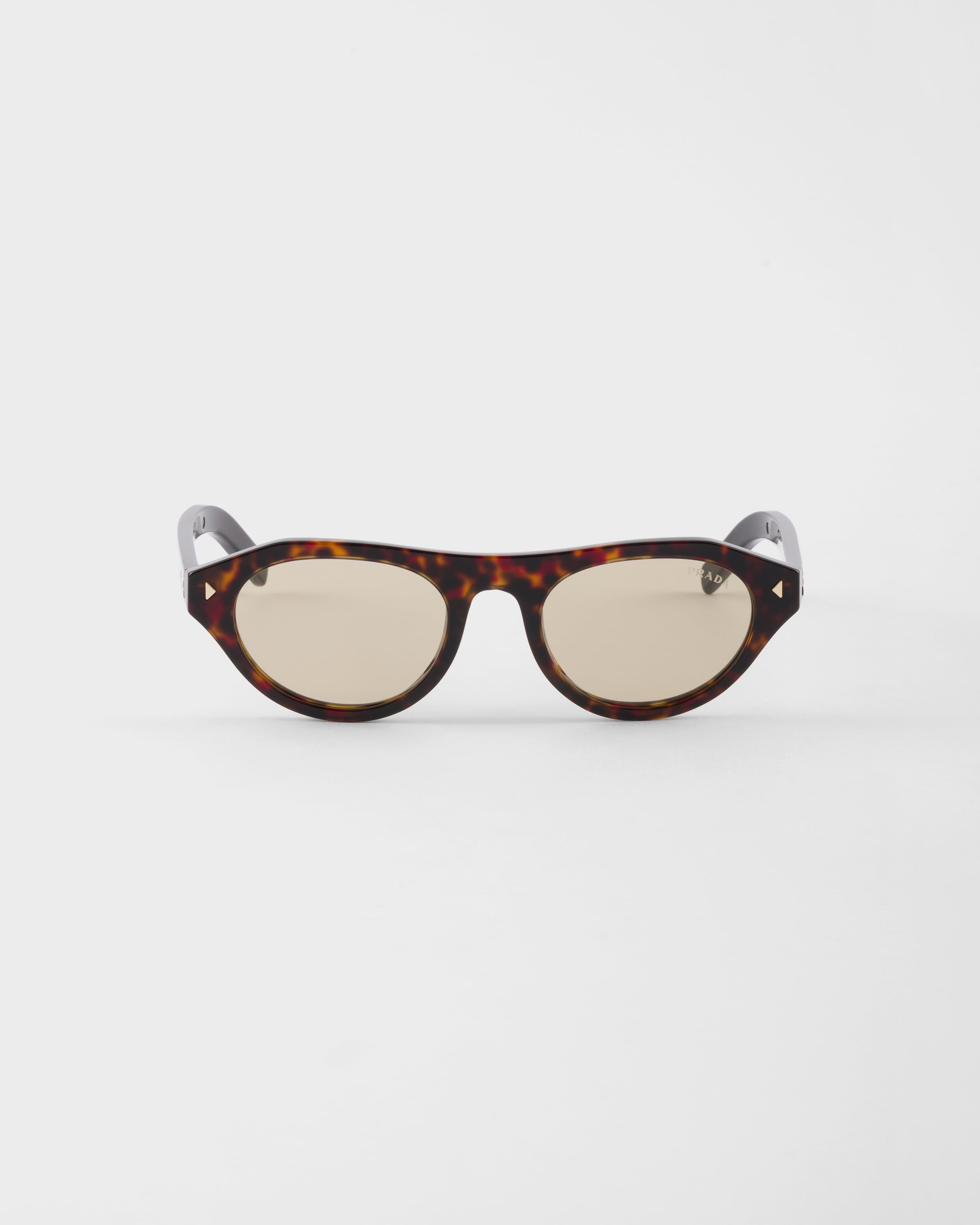 Prada Sunglasses With The Iconic Metal Plaque