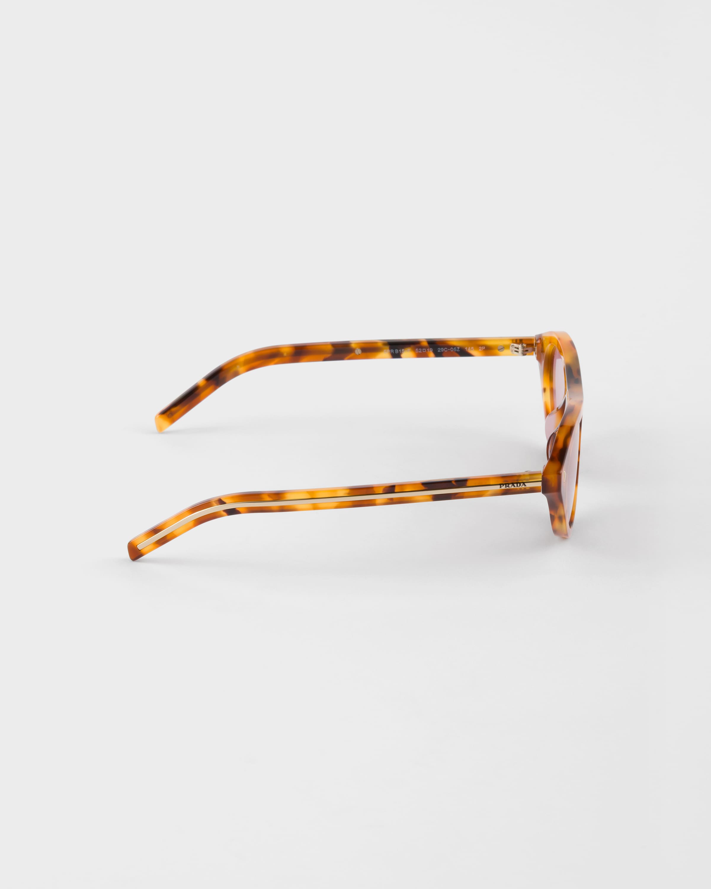小物 Archive PRADA clear sunglasses orange Fuchsia lenses Prada sunglasses with the iconic metal plaque