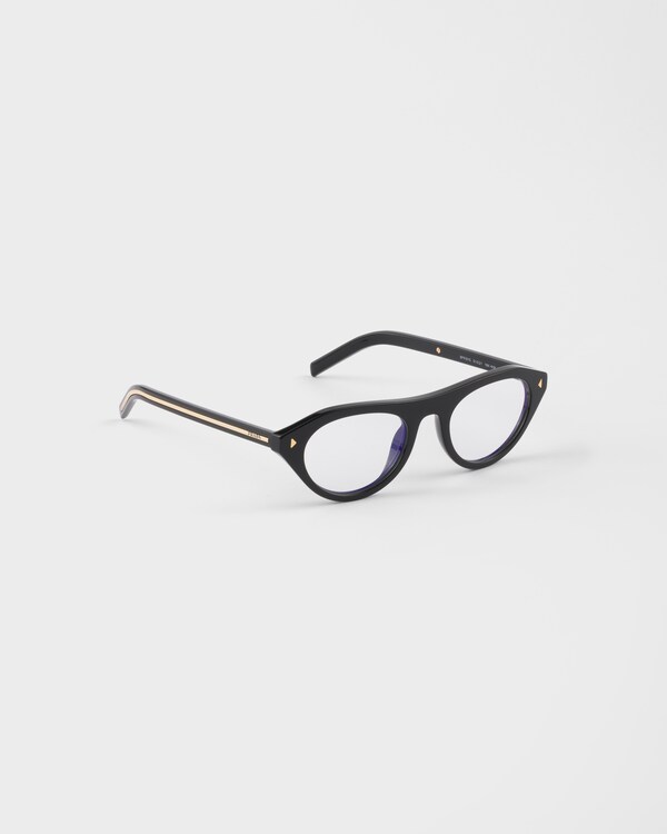 Prada sunglasses with the iconic metal plaque - Crystal lenses Prada sunglasses with the iconic metal plaque - Crystal lenses