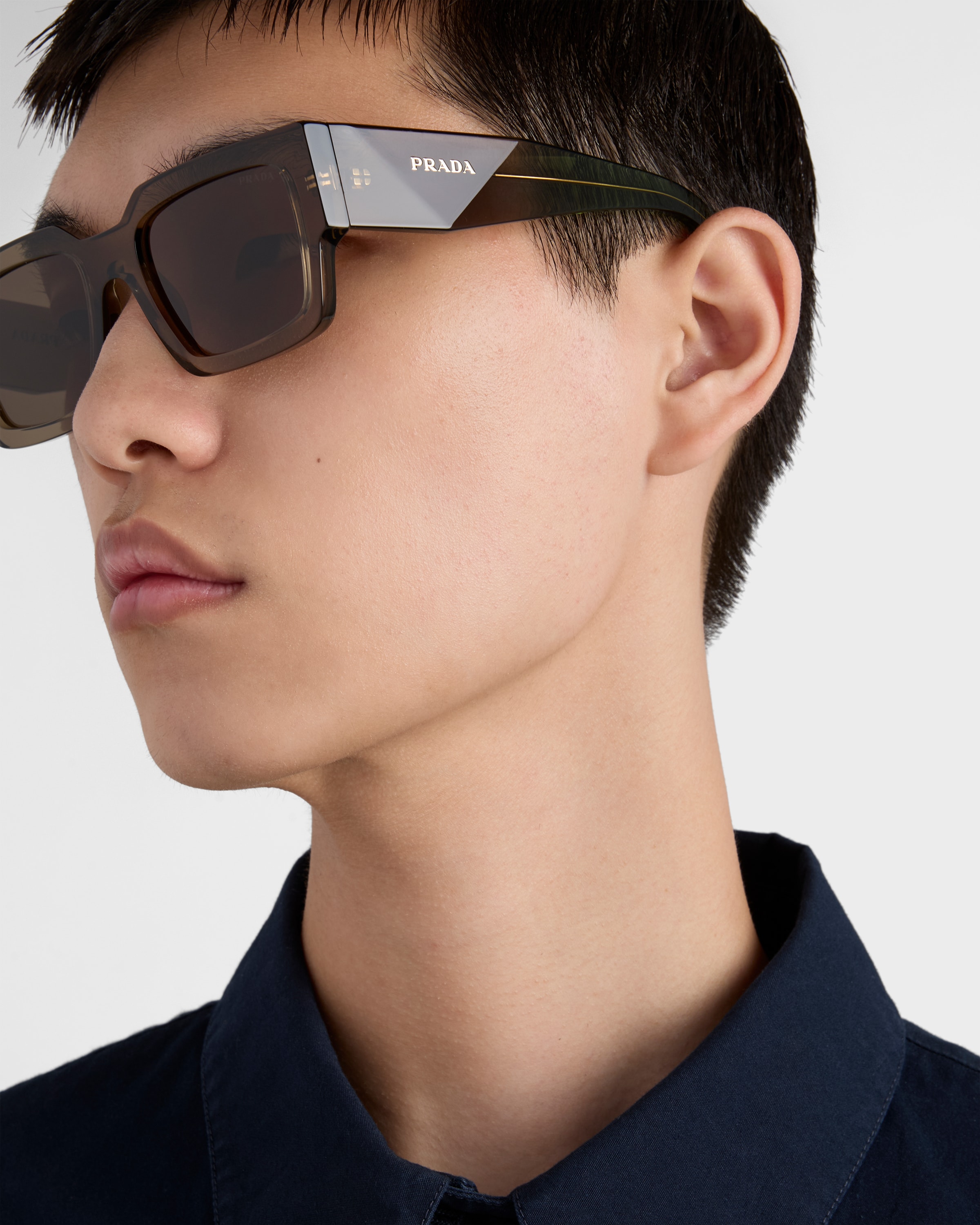 Prada Symbole Sunglasses In Brown