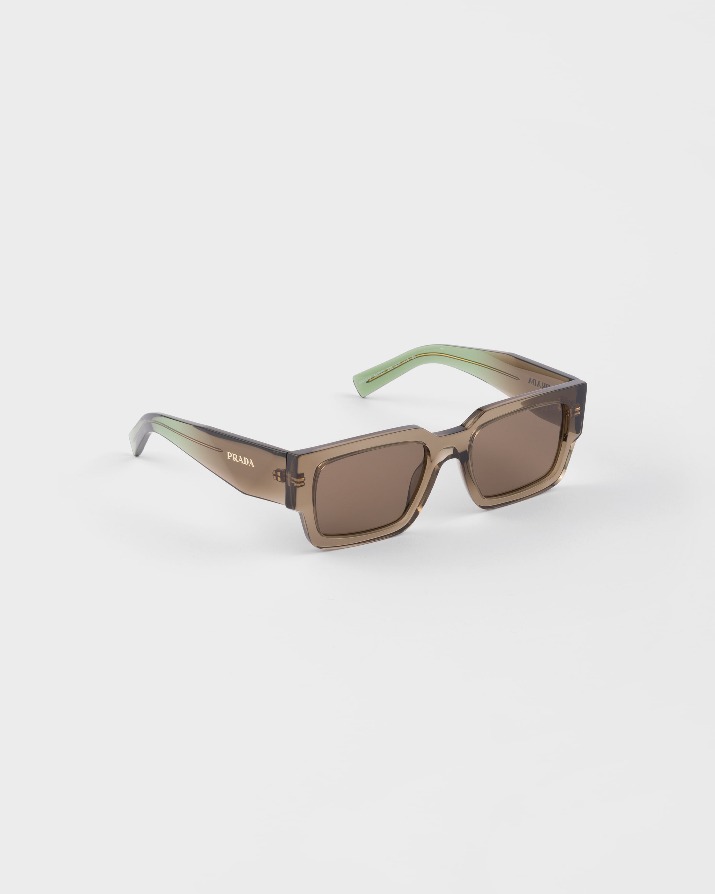 Prada Symbole Sunglasses In Brown