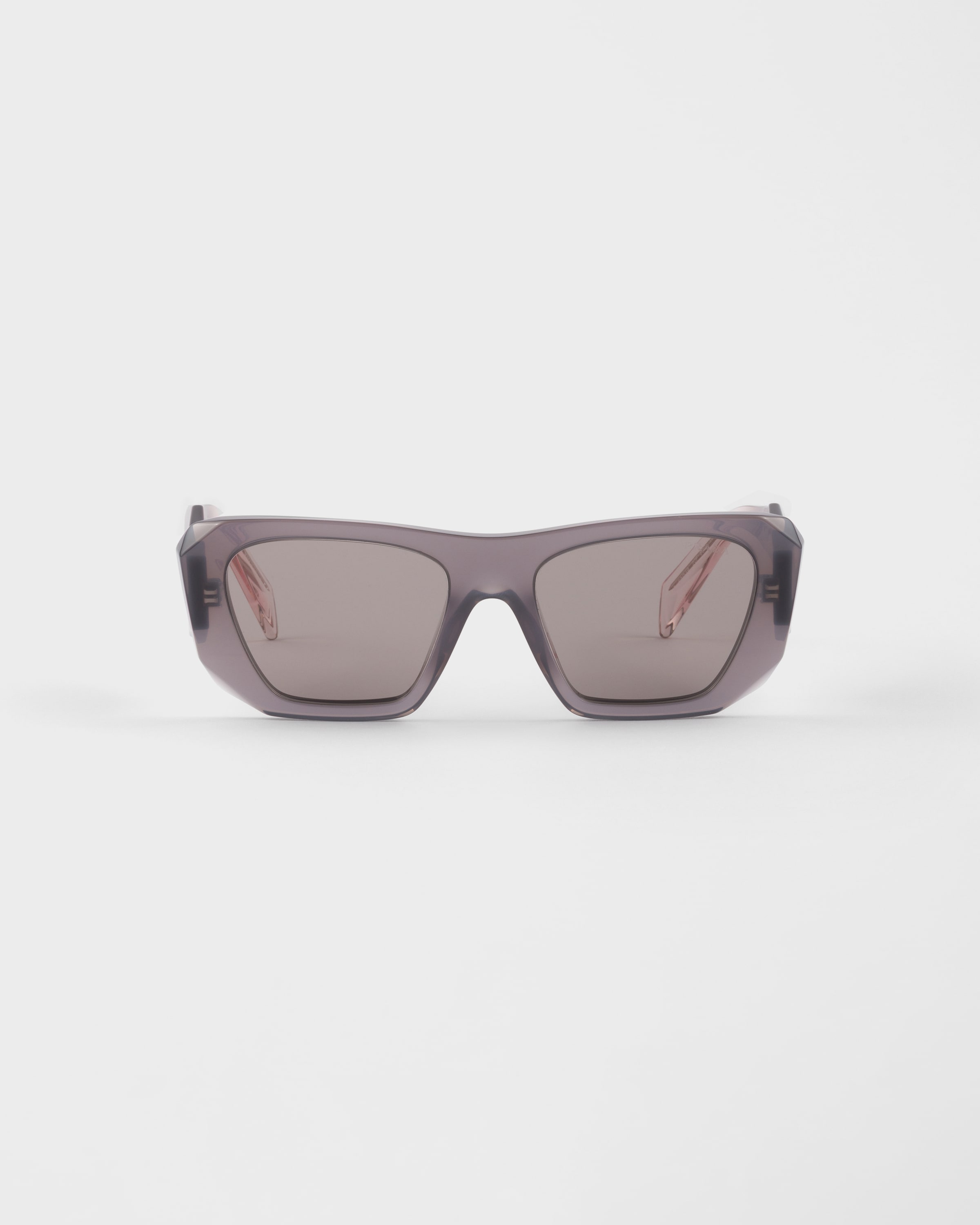 PRADA プラダ SPR51S ダブルブリッジ ラウンド サングラス グレー PRADA プラダ SPR51S ダブルブリッジ ラウンド サングラス グレー