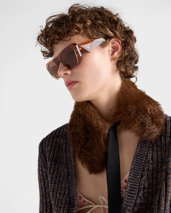 Lunettes de soleil Prada Symbole - Verres marron chocolat Lunettes de soleil Prada Symbole - Verres marron chocolat