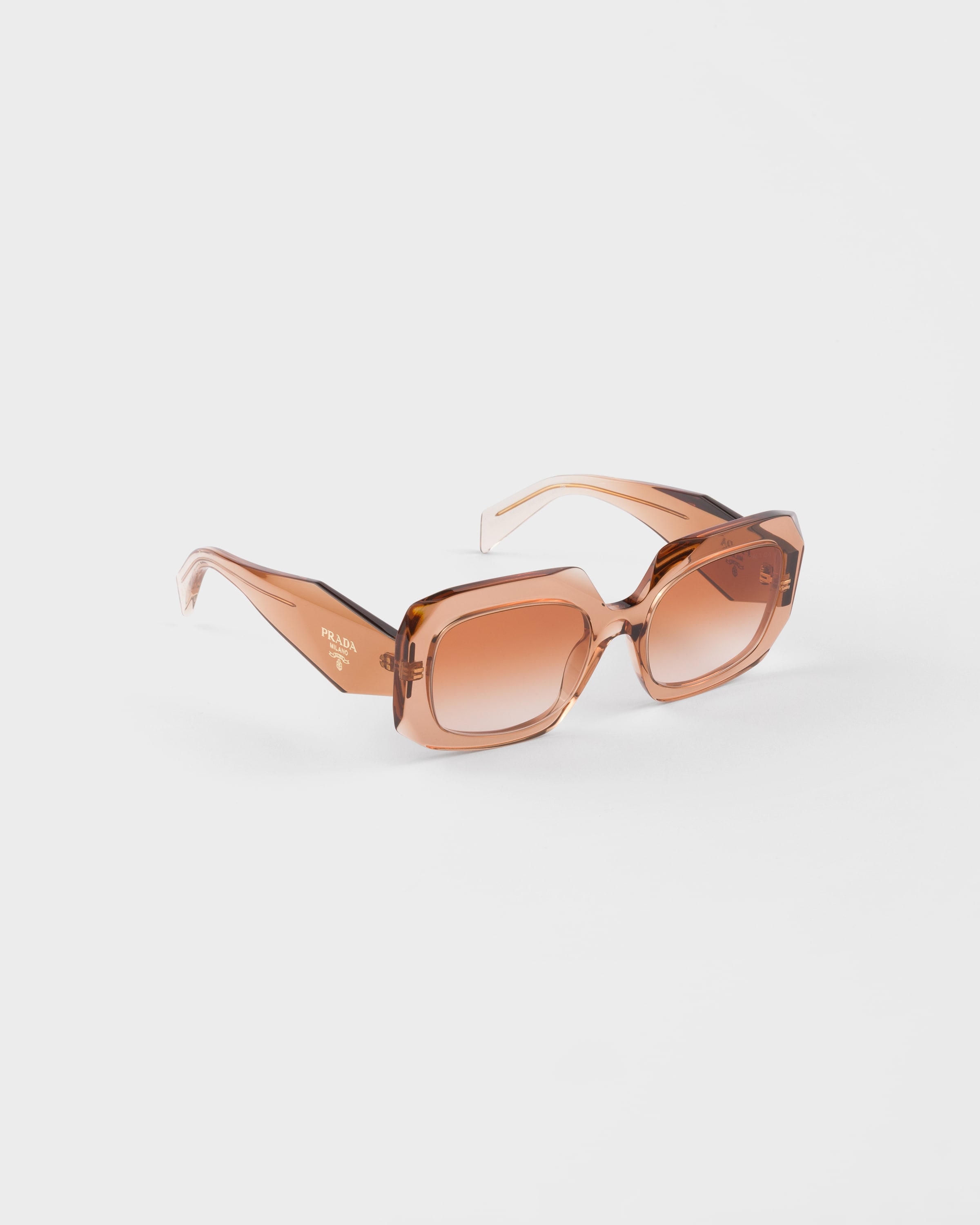 Lenses Color Cognac Prada Symbole Sunglasses | PRADA - United States