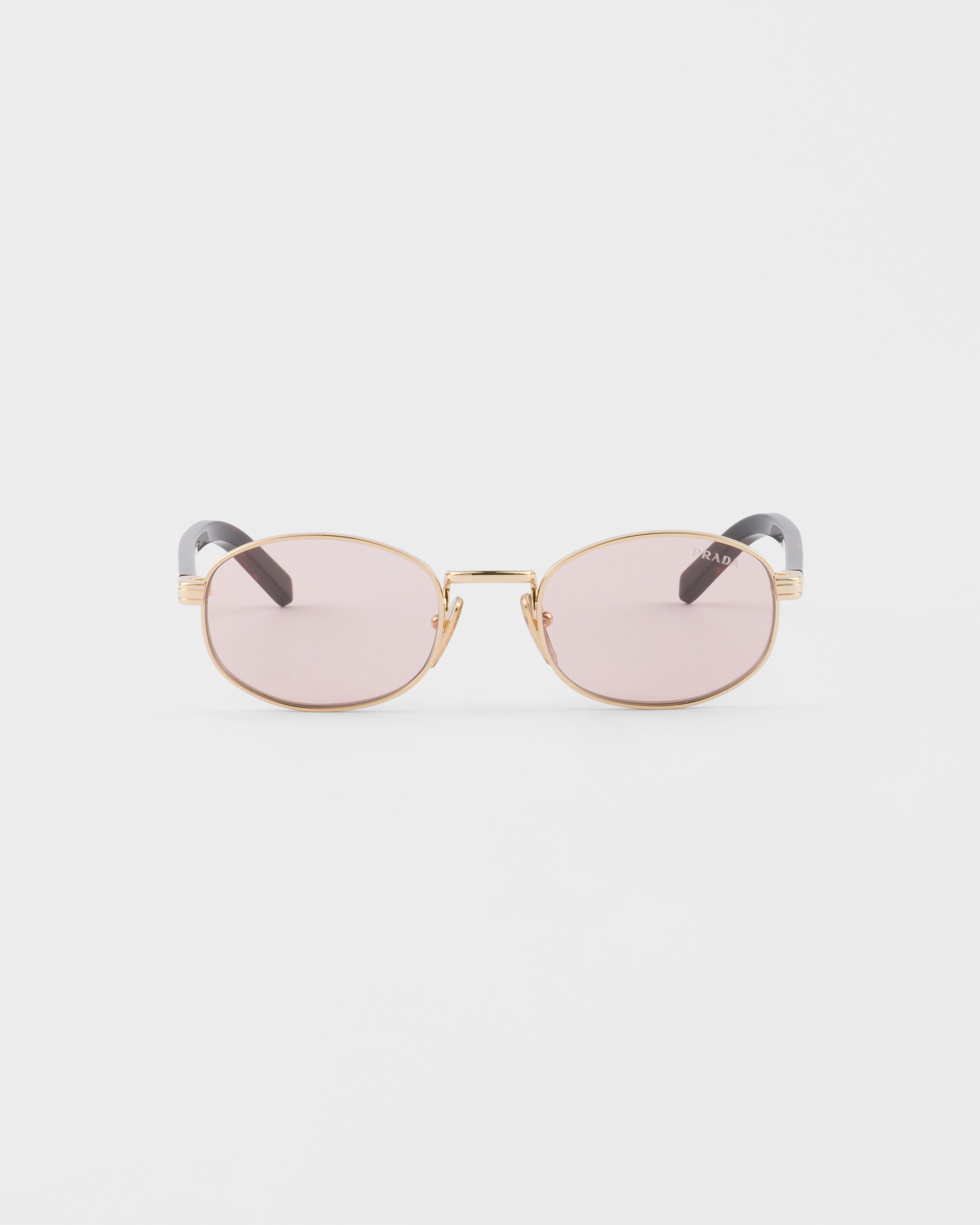 Prada Gafas De Sol Con La Icónica Placa De Metal, Mujer, Lentes Rosa Antiguo