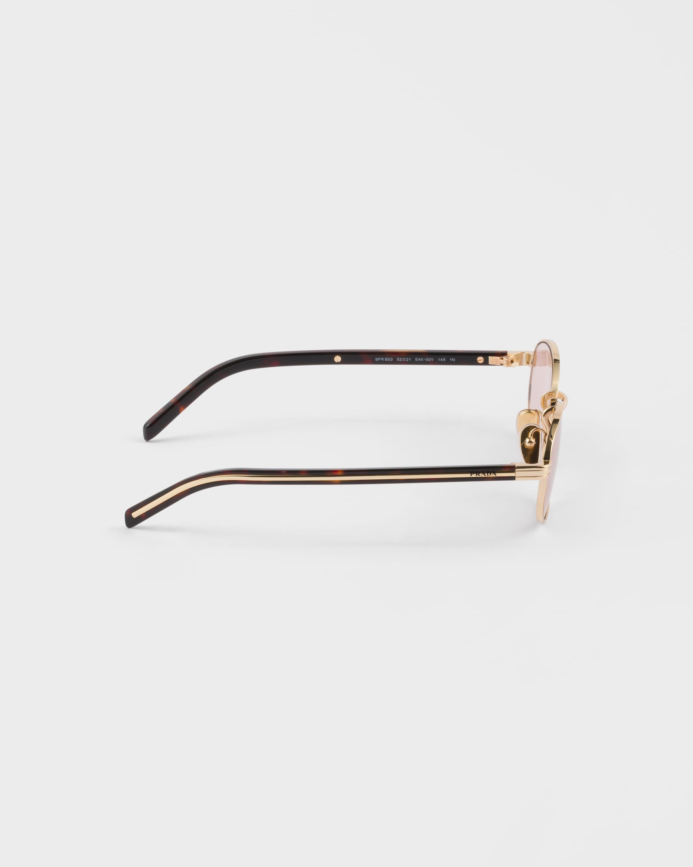 アンティークピンクレンズ アイコンメタルプラーク付 サングラス