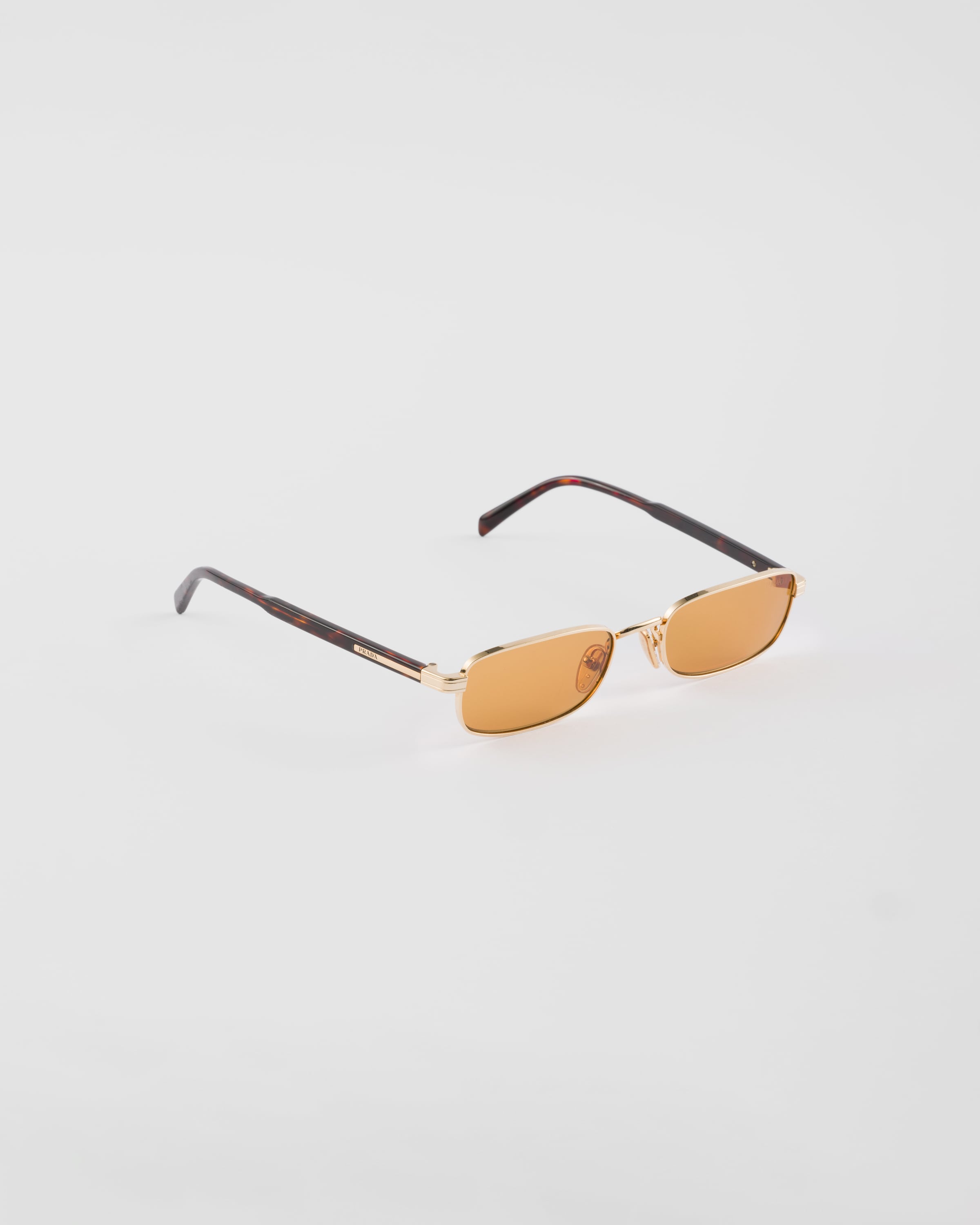 Honey lenses Sunglasses with the iconic metal plaque | PRADA