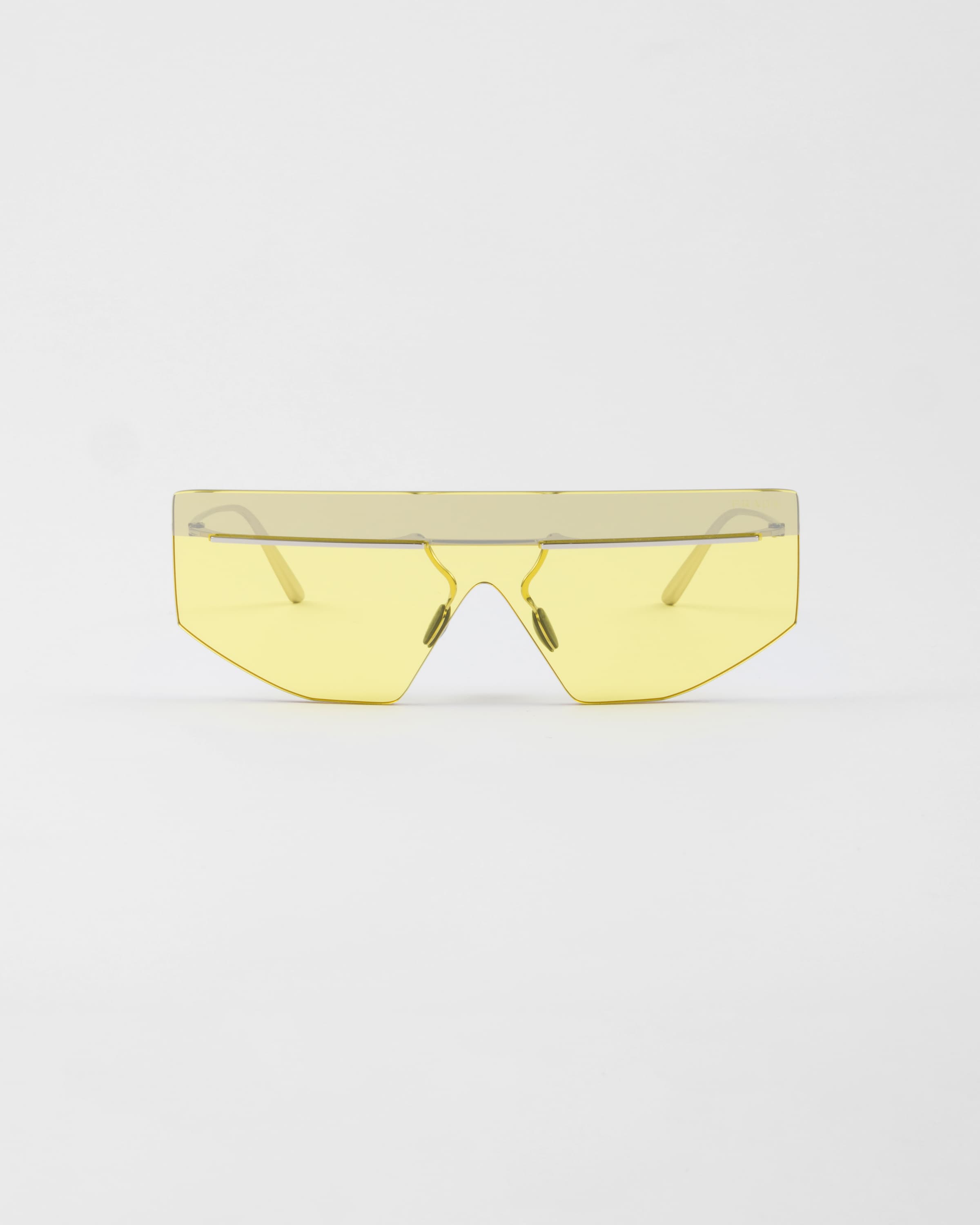 Lemon Lenses/silver Prada Runway Sunglasses | PRADA Lemon Lenses/silver Prada Runway Sunglasses | PRADA