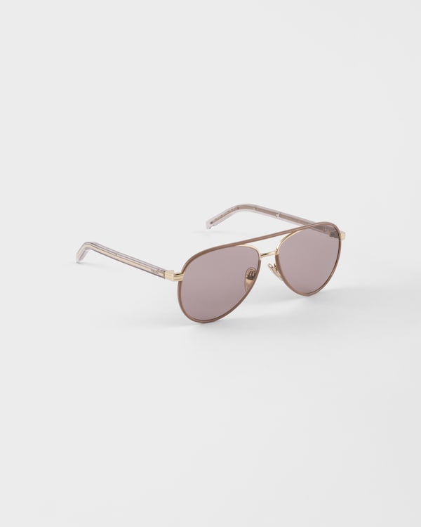 Prada sunglasses with the iconic metal plaque Prada sunglasses with the iconic metal plaque