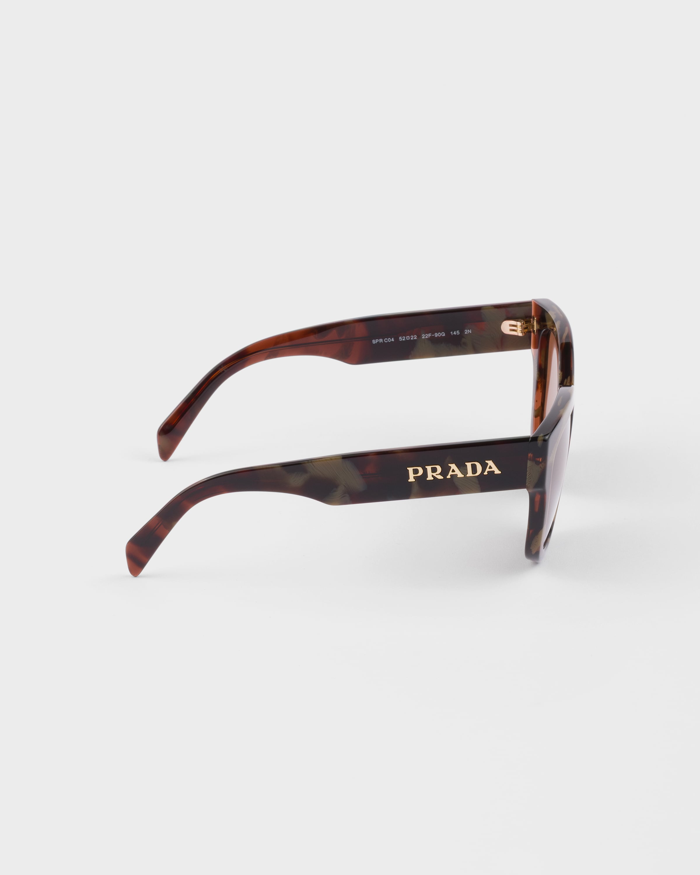 Chocolate Brown Lenses Sunglasses With Prada Logo | PRADA