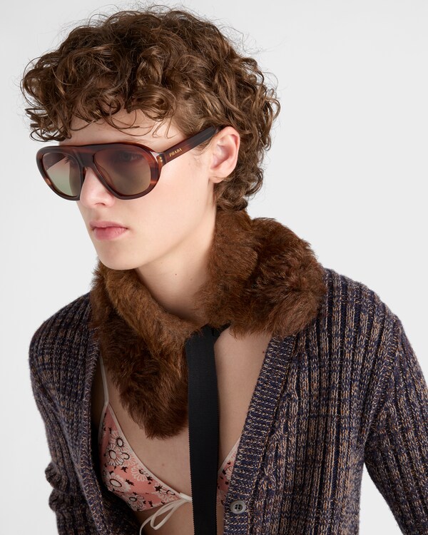 Prada Eyewear Collection sunglasses - Lenses Color Oak Prada Eyewear Collection sunglasses - Lenses Color Oak