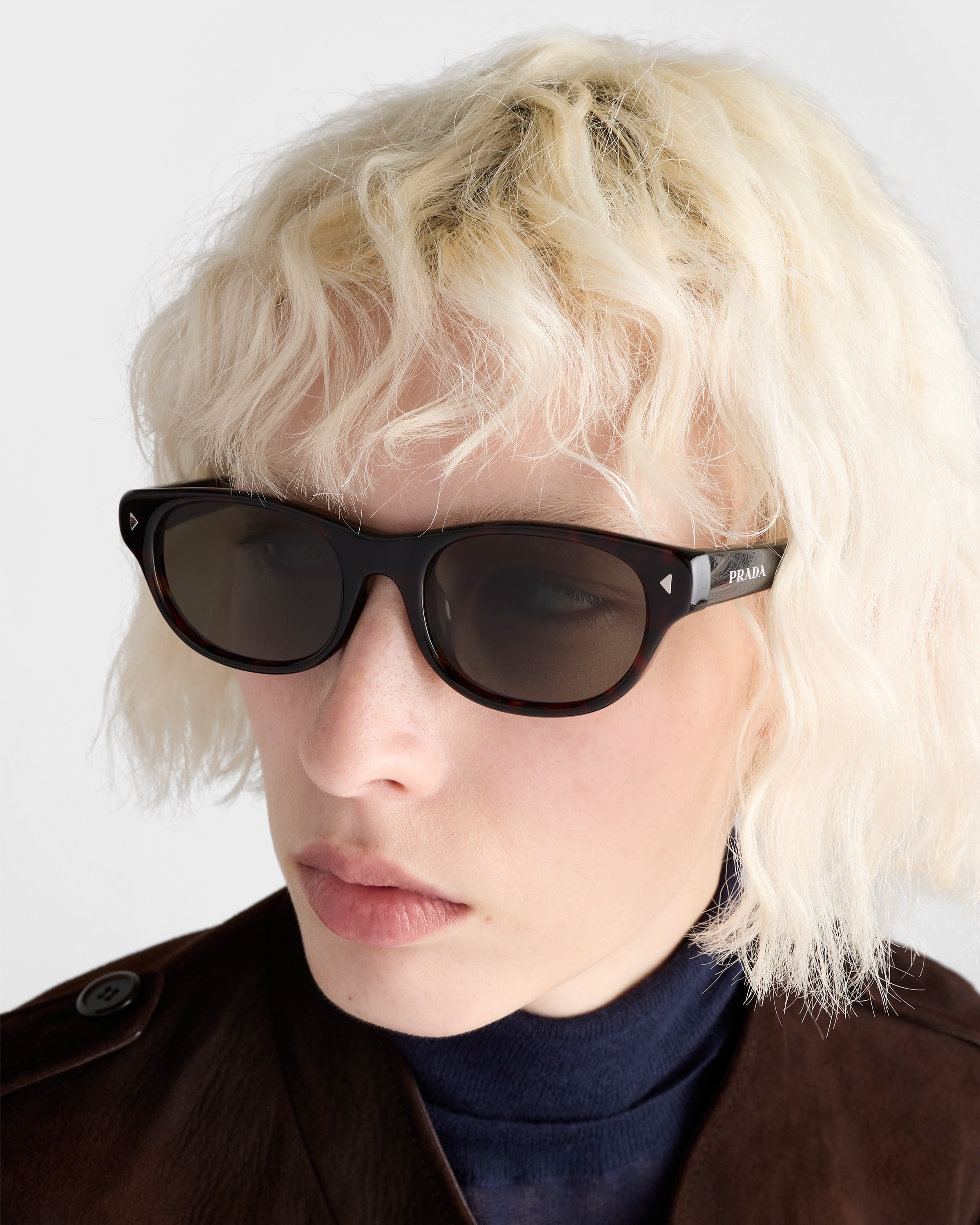 Polarized Bottle Green Lenses Prada Eyewear Collection Sunglasses