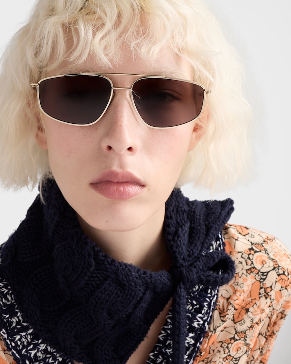 Prada Eyewear Collection sunglasses - Mulberry lenses Prada Eyewear Collection sunglasses - Mulberry lenses