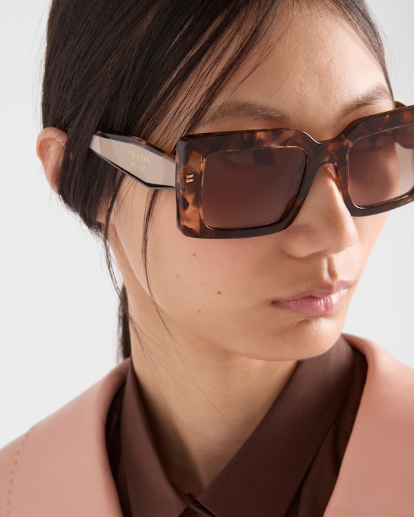Sunglasses with Prada logo - Coffee brown Lenses Sunglasses with Prada logo - Coffee brown Lenses