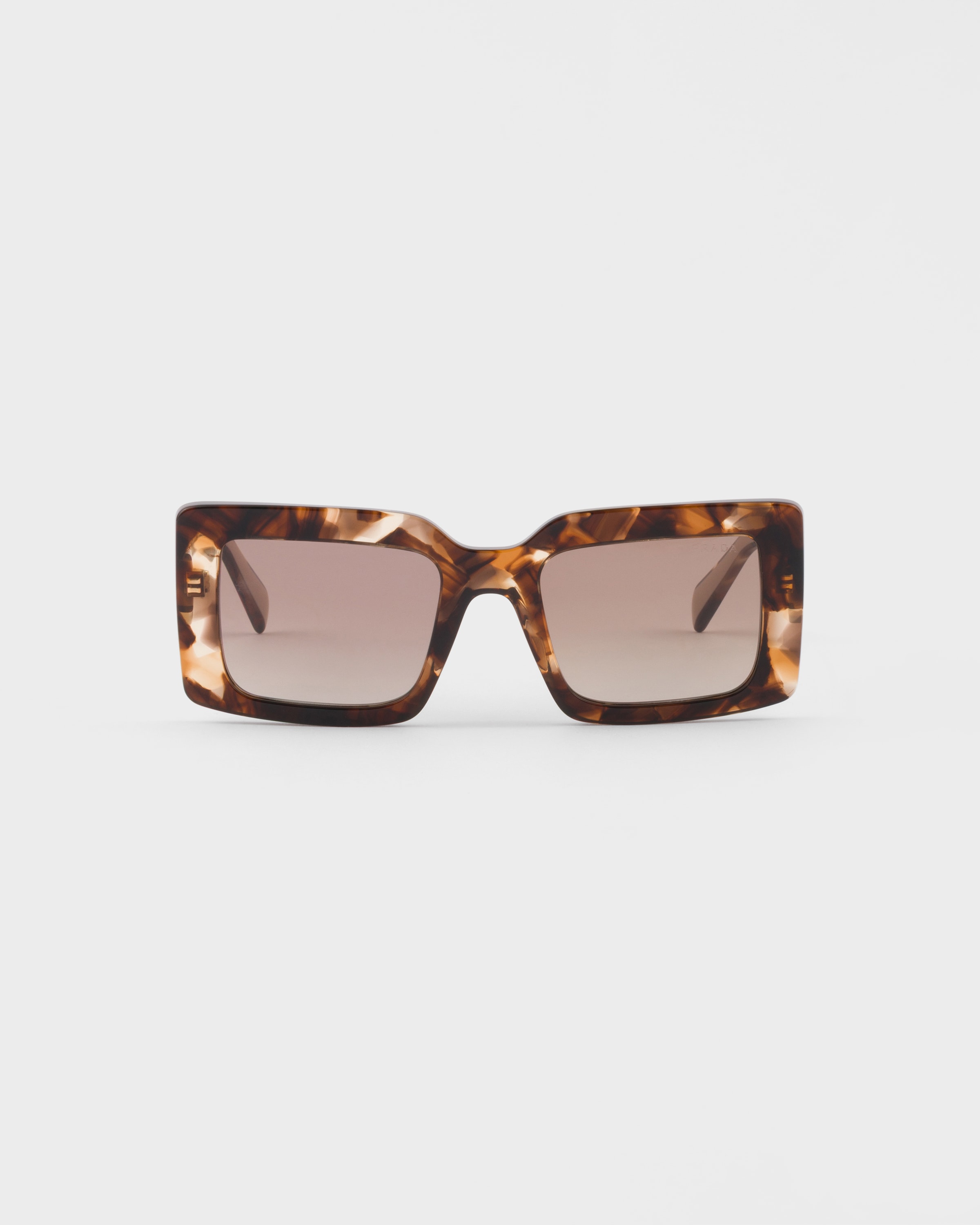 Coffee Brown Lenses Sunglasses With Prada Logo | PRADA - Singapore