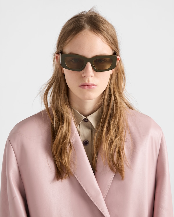 Sunglasses with triangle logo - Olive green lenses Sunglasses with triangle logo - Olive green lenses