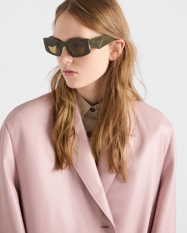 Sunglasses with triangle logo - Olive green lenses Sunglasses with triangle logo - Olive green lenses