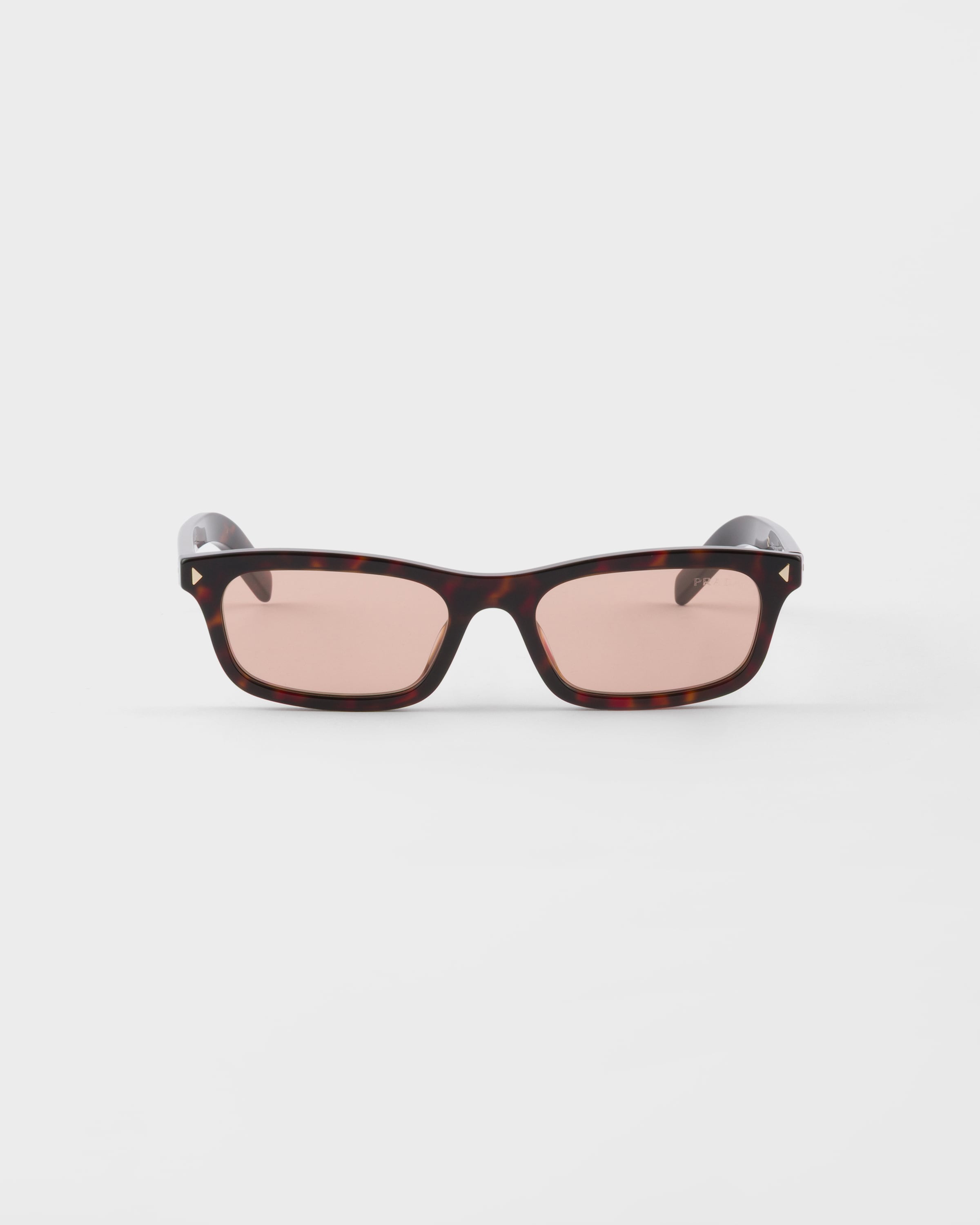 Crystal lenses Sunglasses with the iconic metal plaque | PRADA