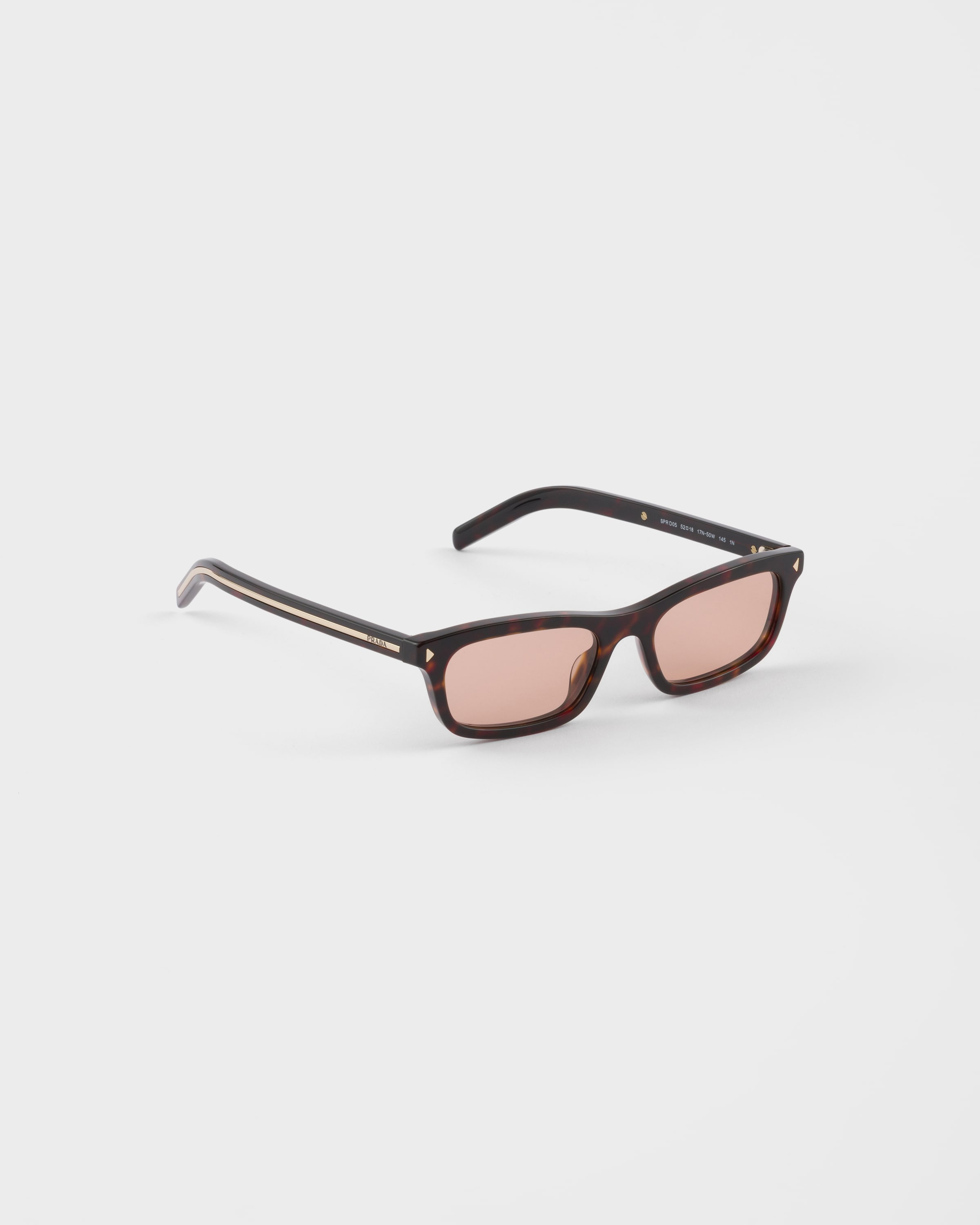 Crystal lenses Sunglasses with the iconic metal plaque | PRADA