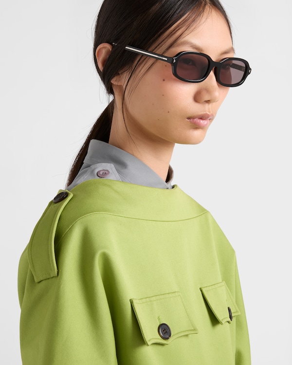 Sunglasses with the iconic metal plaque - Crystal Maroon Lenses Sunglasses with the iconic metal plaque - Crystal Maroon Lenses