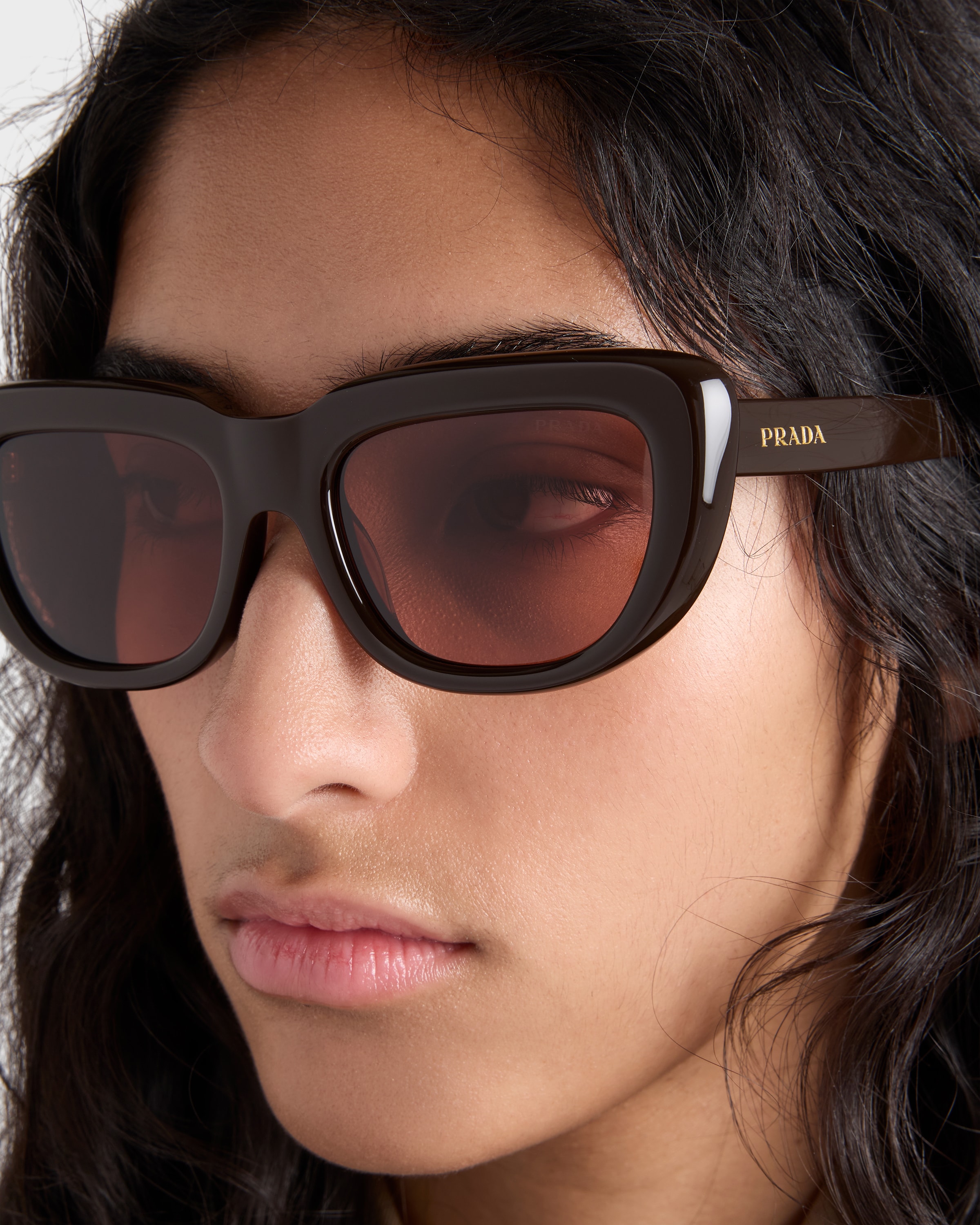 Cigar Lenses Prada Eyewear Collection sunglasses | PRADA - Singapore