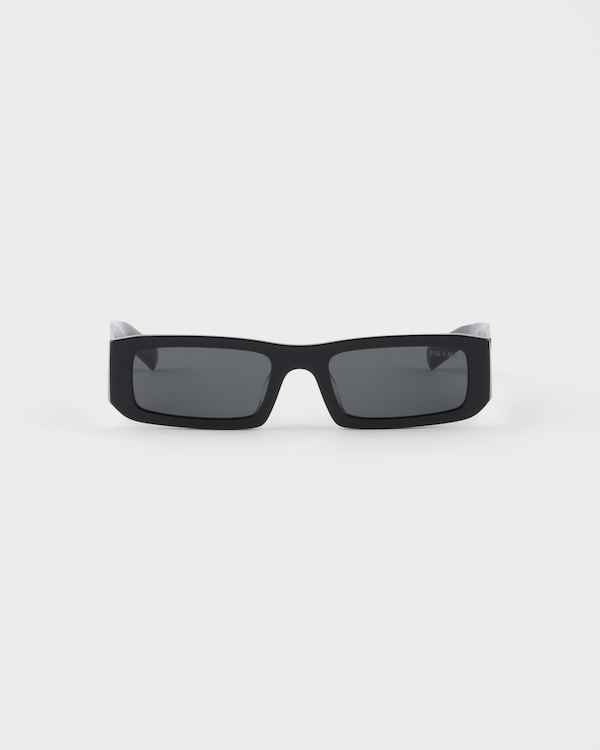 Sonnenbrille mit Triangolo-Logo - Schiefergraue Gläser Sonnenbrille mit Triangolo-Logo - Schiefergraue Gläser