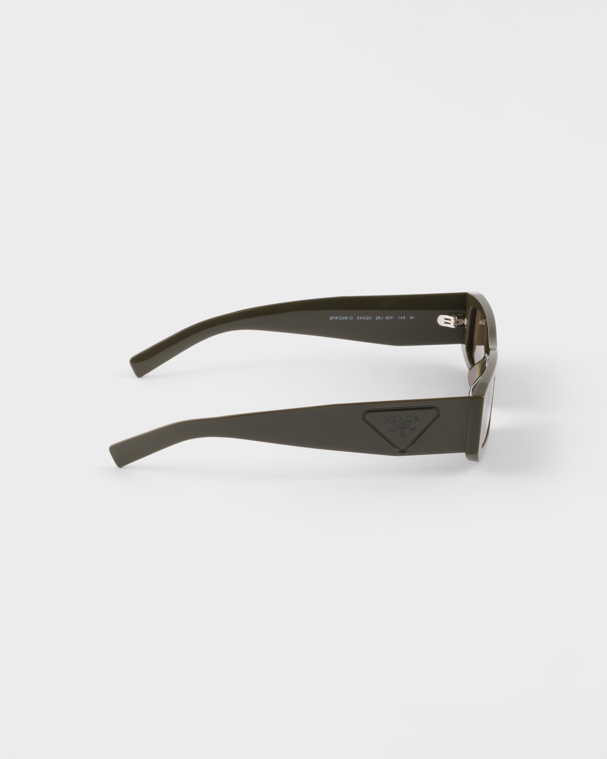 Lenses Color Earth Sunglasses With Triangle Logo | PRADA - United