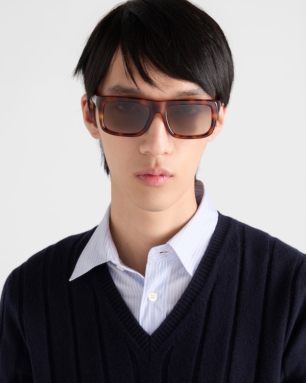 Prada Eyewear Collection sunglasses - Gradient moss green lenses Prada Eyewear Collection sunglasses - Gradient moss green lenses