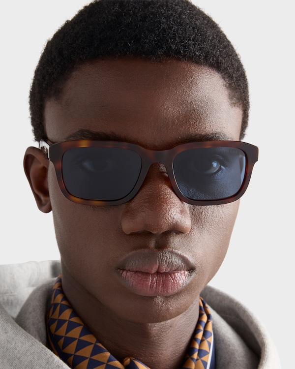 Sunglasses with the Prada logo - Ocean Blue Lenses Sunglasses with the Prada logo - Ocean Blue Lenses