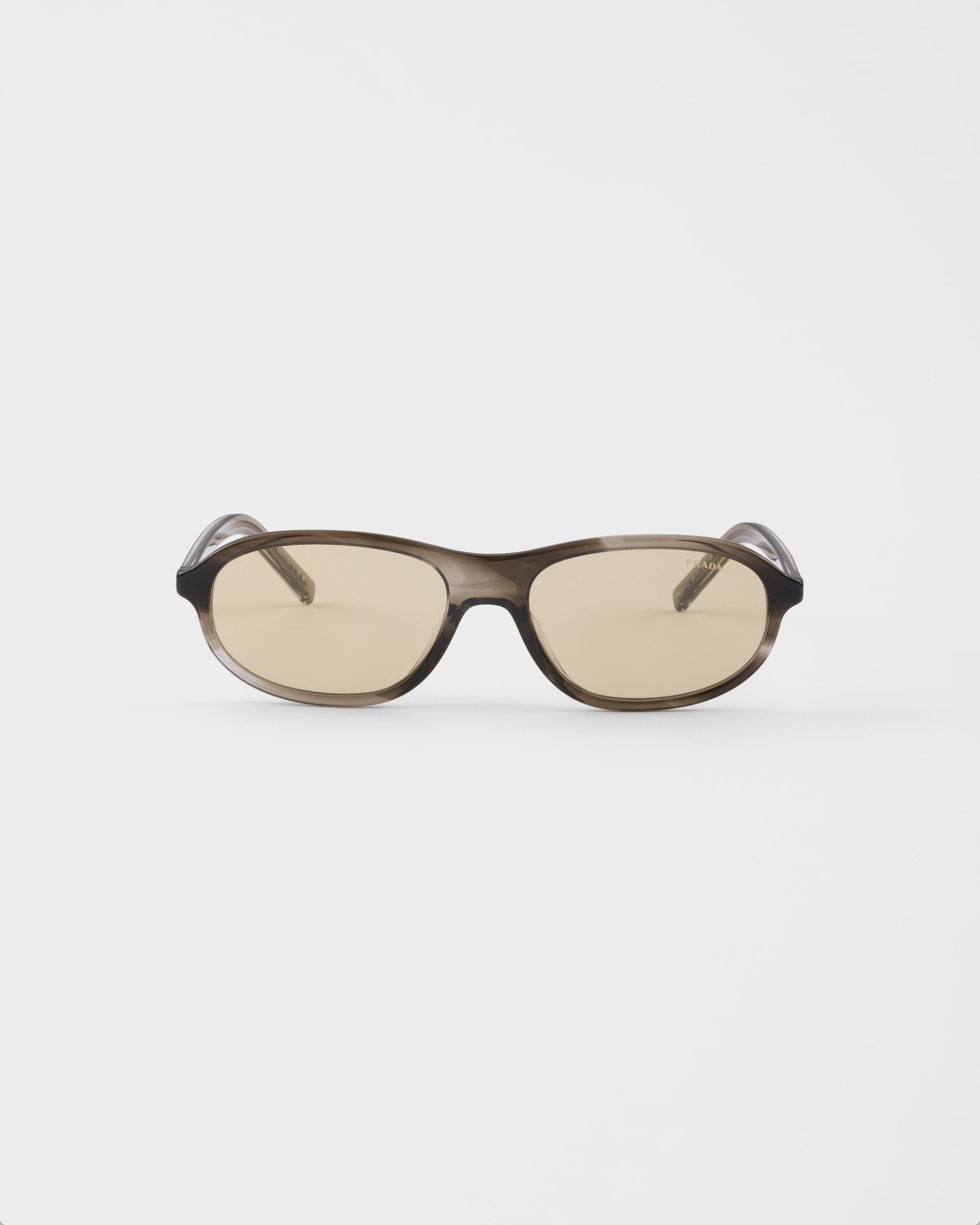 Camomile Lenses Prada Sunglasses With The Iconic Metal Plaque | PRADA