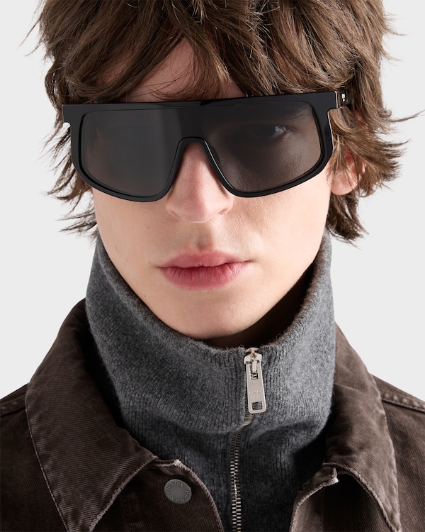 Sunglasses with the Prada logo - Slate Gray Lenses Sunglasses with the Prada logo - Slate Gray Lenses