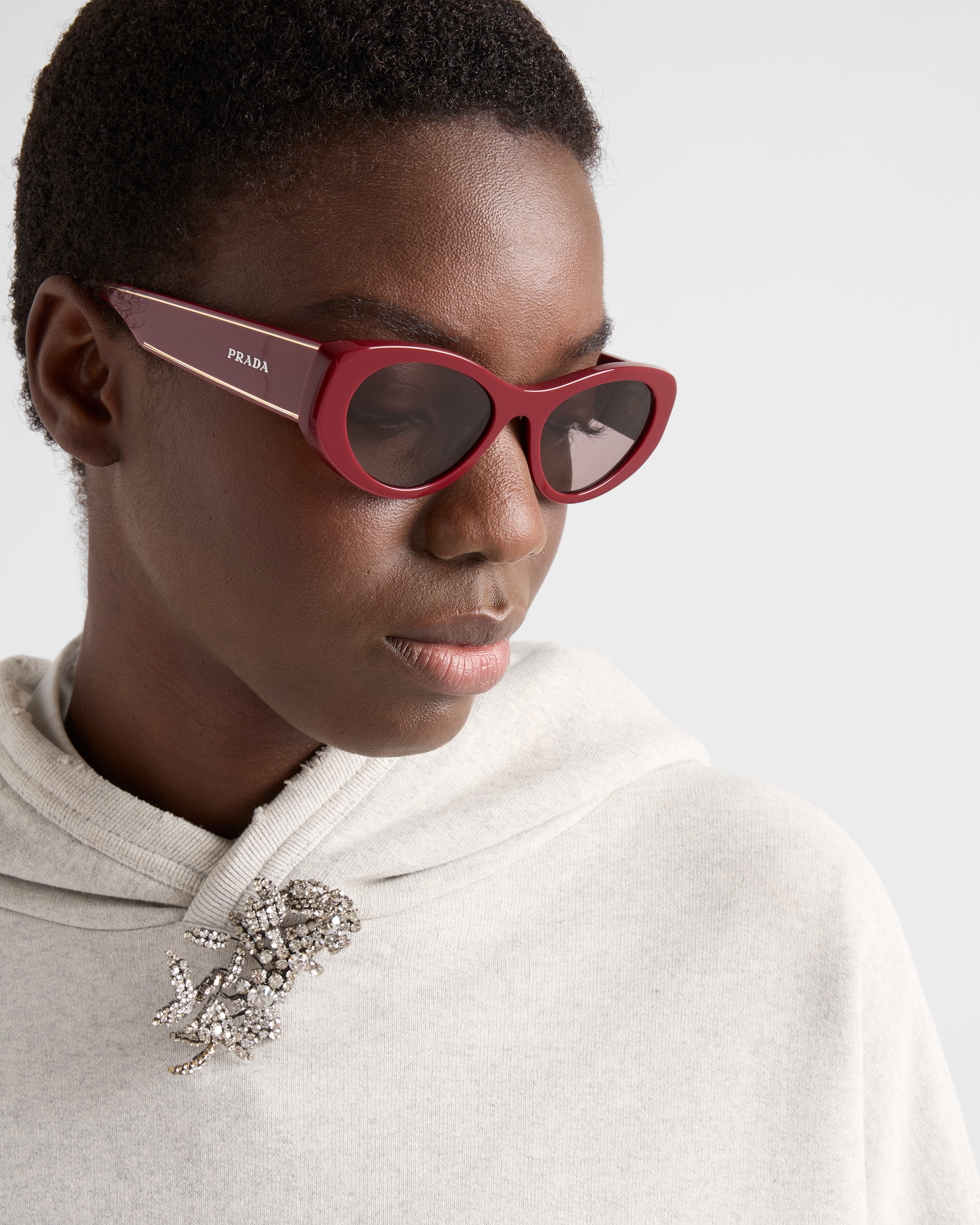 Mauve Lenses Prada Eyewear Collection Sunglasses | PRADA - Luxembourg