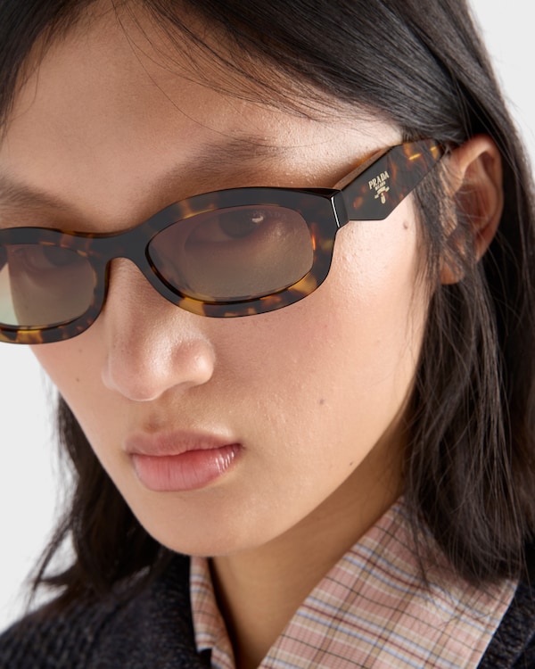 Sunglasses with Prada logo - Lenses Color Oak Sunglasses with Prada logo - Lenses Color Oak