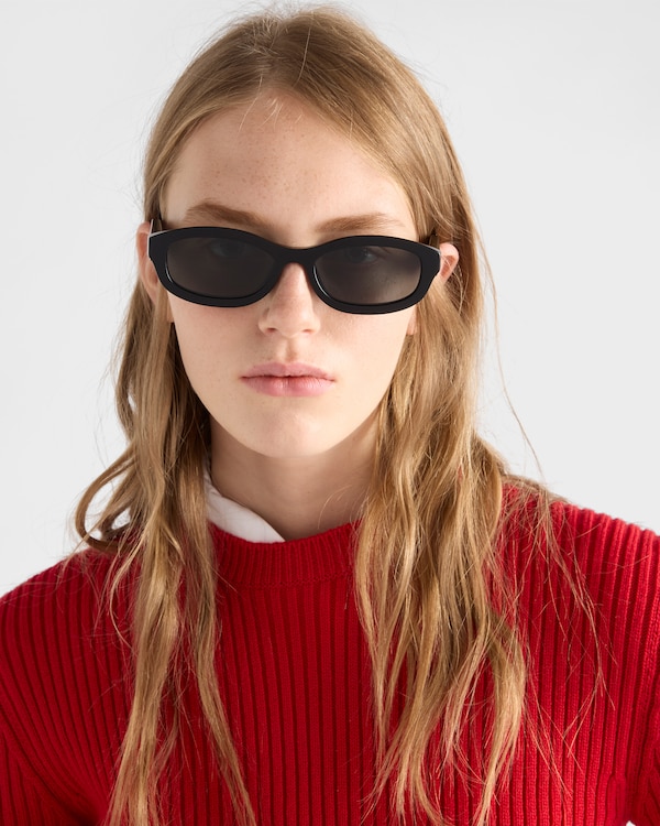 Sunglasses with Prada logo - Verres gris ardoise Sunglasses with Prada logo - Verres gris ardoise