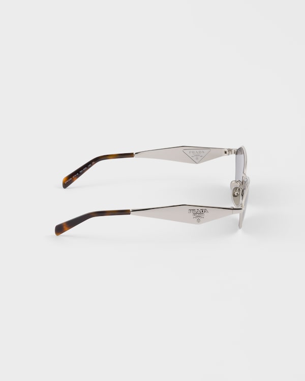 Lunettes de soleil ornées du logo Prada - Gris Lunettes de soleil ornées du logo Prada - Gris