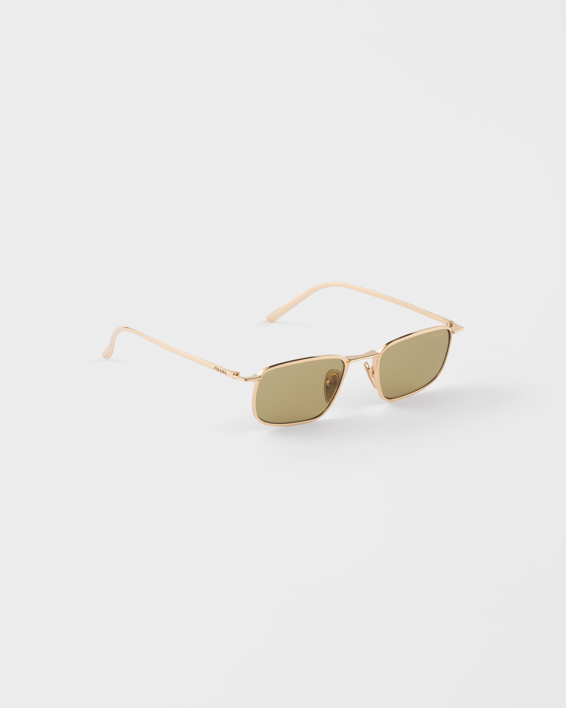 Olive Green Lenses Sunglasses With Prada Logo | PRADA - Australia