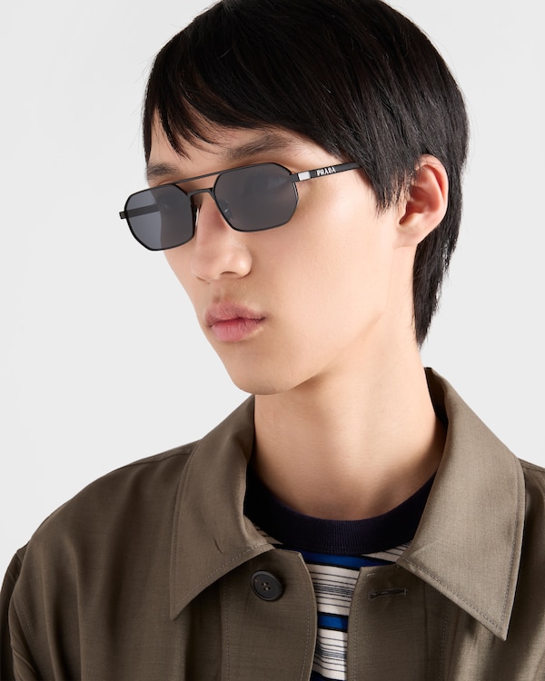 Sunglasses with Prada logo - Graphite lenses Sunglasses with Prada logo - Graphite lenses