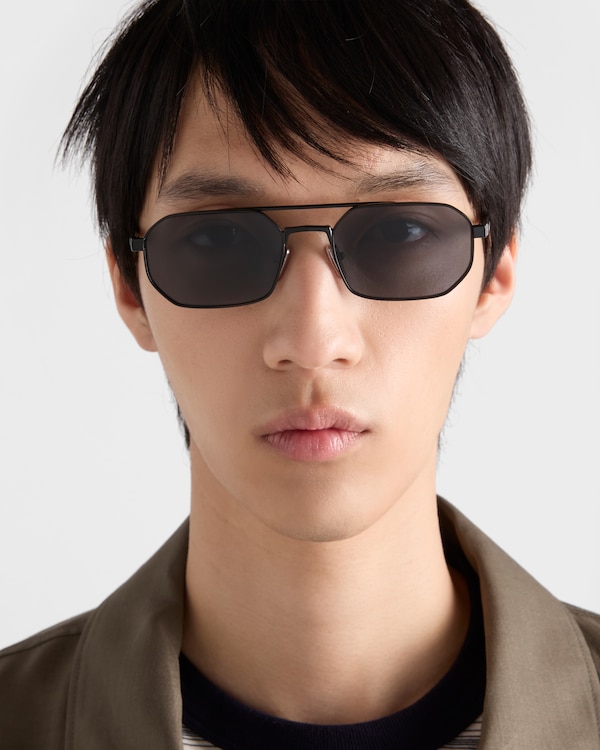 Sunglasses with Prada logo - Graphite lenses Sunglasses with Prada logo - Graphite lenses