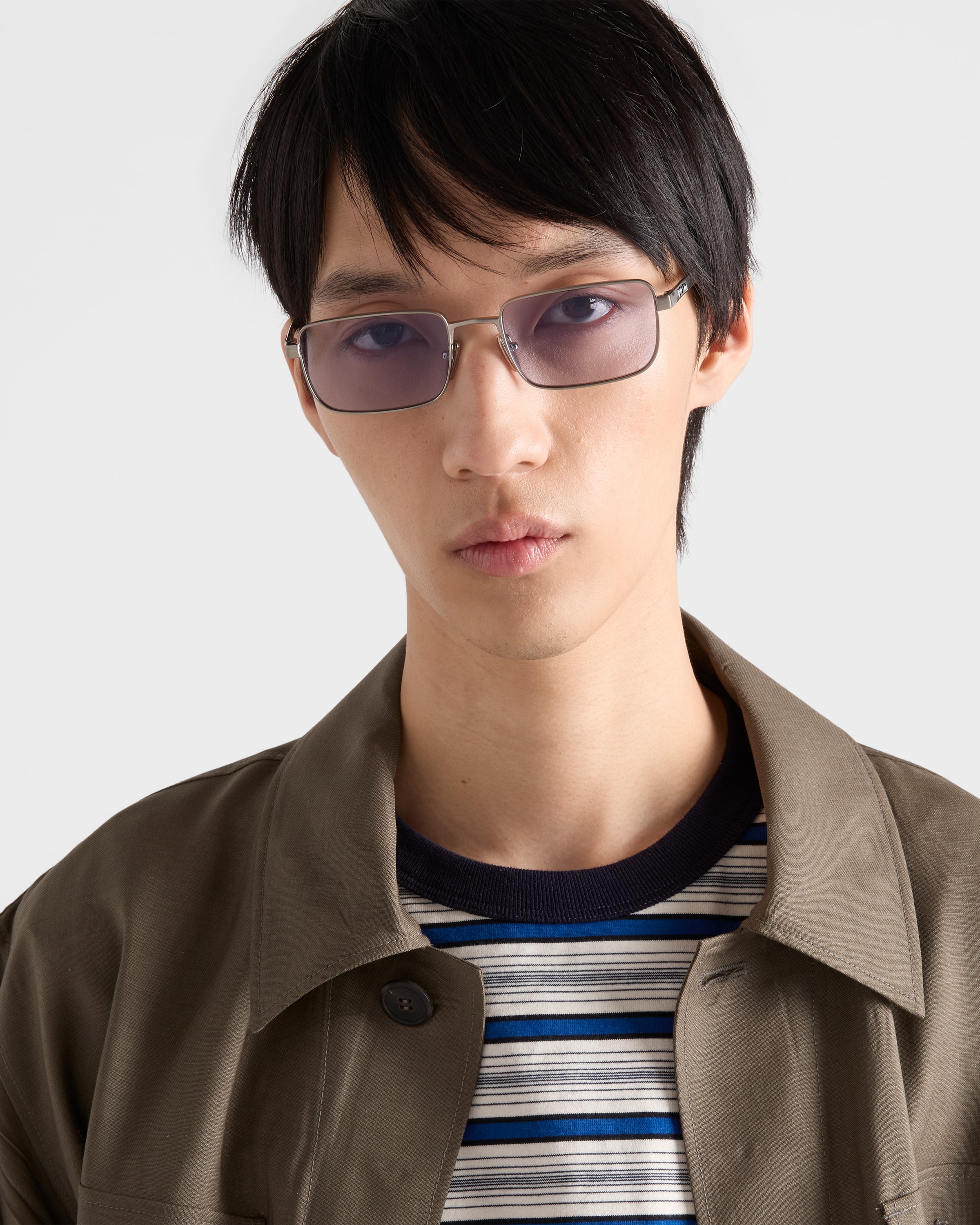 Lilac Lenses Sunglasses with Prada logo | PRADA
