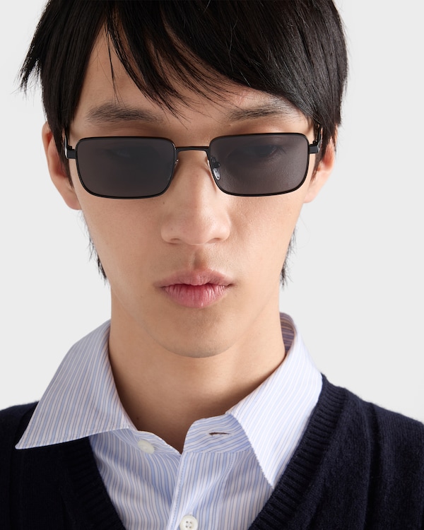 Sunglasses with Prada logo - Graphite lenses Sunglasses with Prada logo - Graphite lenses