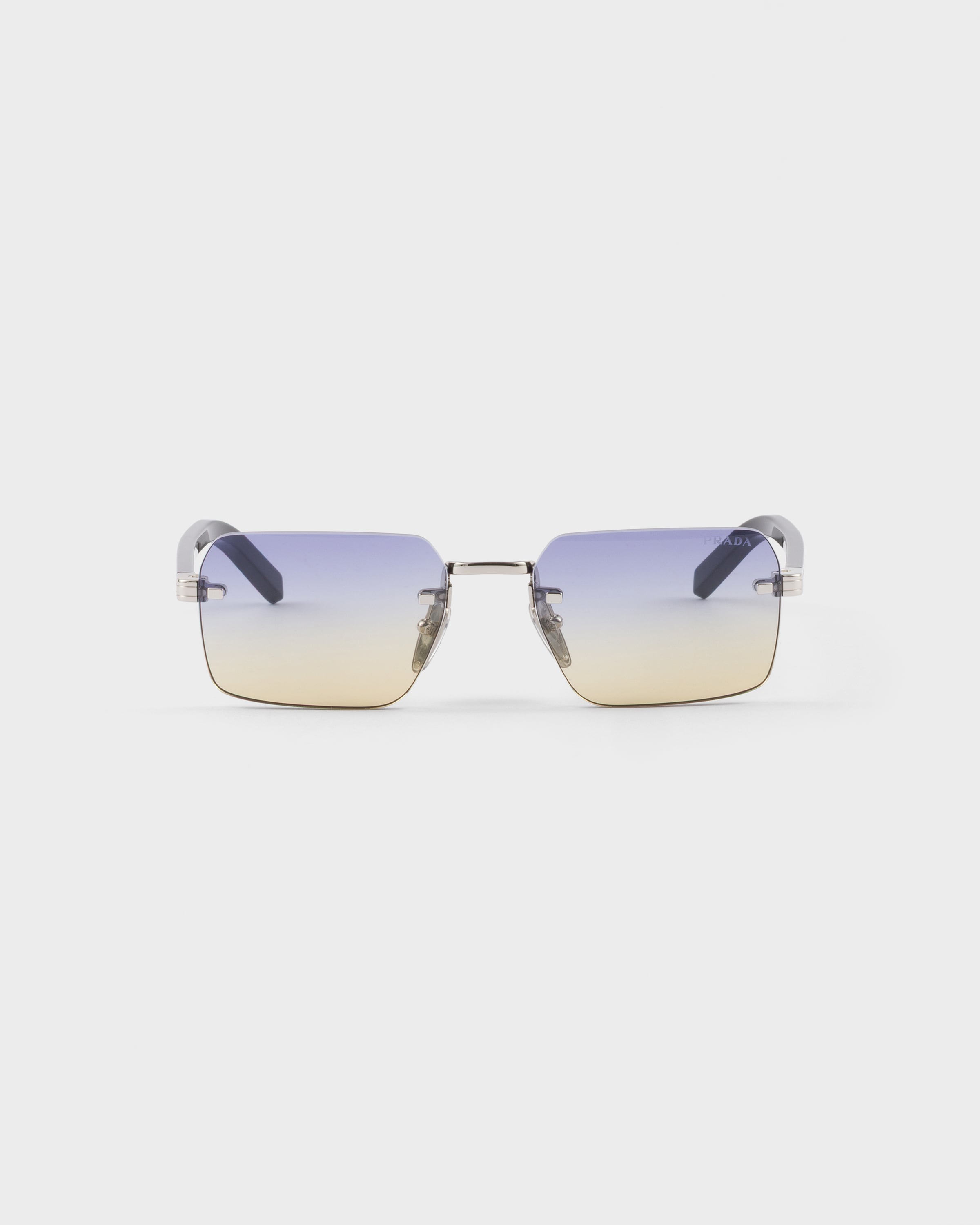Shaded Iris Lenses Sunglasses with the iconic metal plaque | PRADA