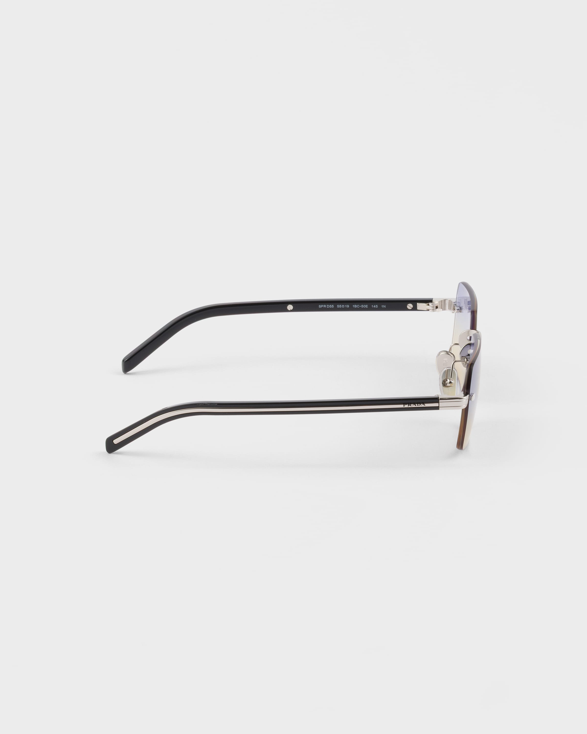 Shaded Iris Lenses Sunglasses With The Iconic Metal Plaque | PRADA
